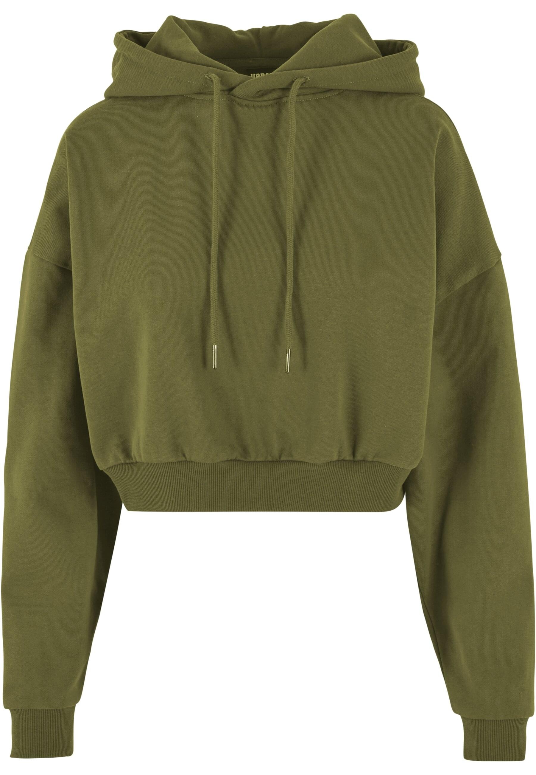 URBAN CLASSICS Kapuzenpullover "Urban Classics Damen Ladies Cropped Heavy Hoody"