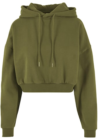 Kapuzenpullover »Urban Classics Damen Ladies Cropped Heavy Hoody«, (1 tlg.)