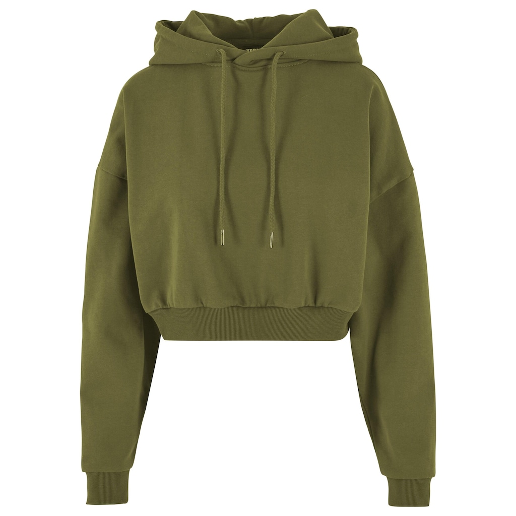 URBAN CLASSICS Kapuzenpullover »Urban Classics Damen Ladies Cropped Heavy Hoody«, (1 tlg.)