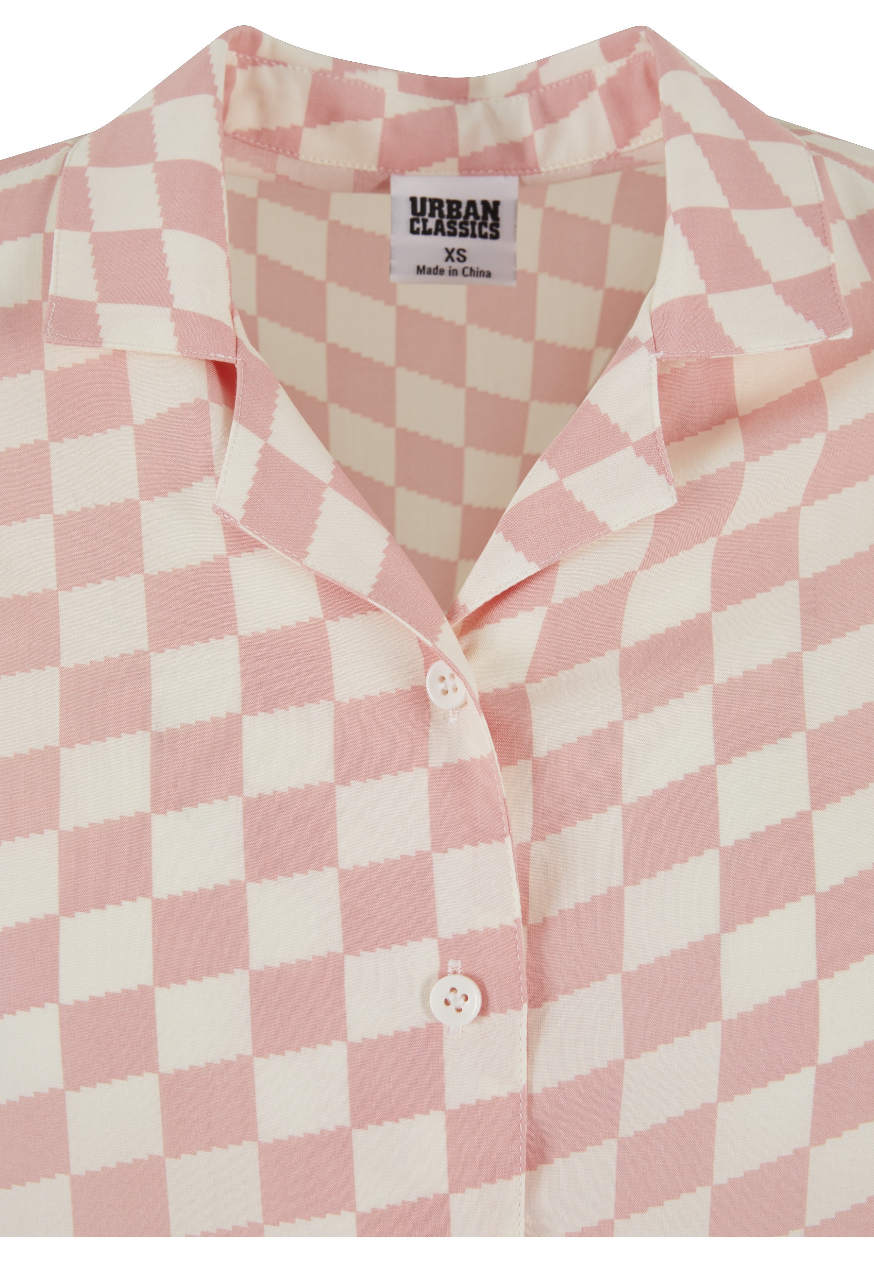 URBAN CLASSICS T-Shirt »Urban Classics Damen Ladies Resort Shirt« 1 Stk.