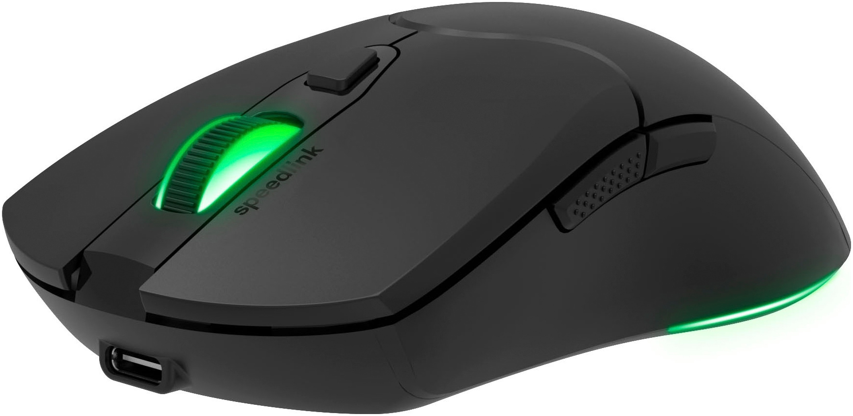 Speedlink Gaming-Maus »VELOX Rechargeable RGB, PC Maus kabellos mit Akku wiederaufladbar«, Funk, 4800dpi, programmierbar, USB Nano Empfänger, RGB LED Beleuchtung