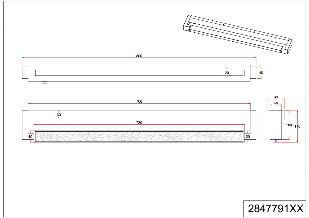 TRIO Leuchten LED Wandleuchte »FABRIZIO, Badezimmer Wandleuchte LED 15,5W 1700 Lumen Touchdimmer« LED-Board 1 Stk. warmweiß - kaltweiß Lichtaustritt schwenkbar, Lichtfarbe einstellbar 2300-3000-4000K