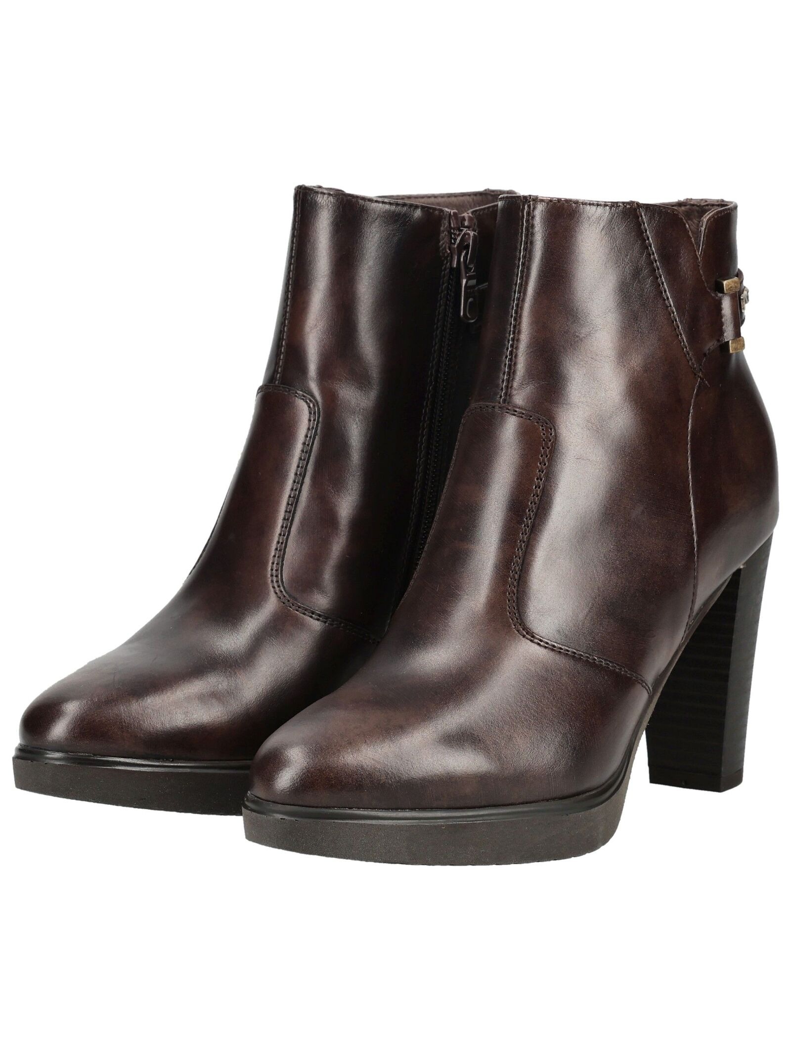 Nero Giardini High-Heel-Stiefelette »Nero Giardini Stiefelette Leder«