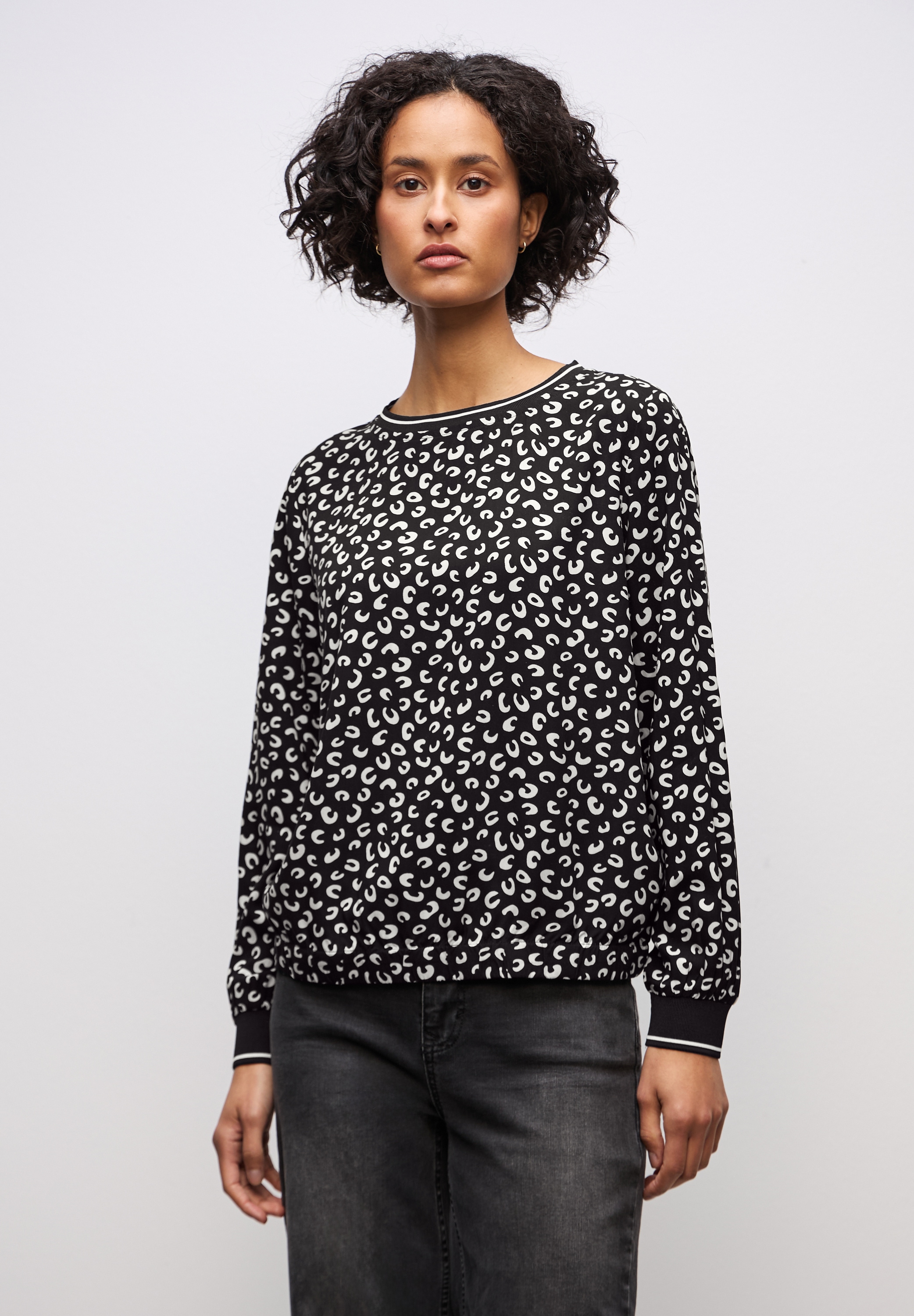 STREET ONE Langarmbluse aus softer Viskose günstig online kaufen