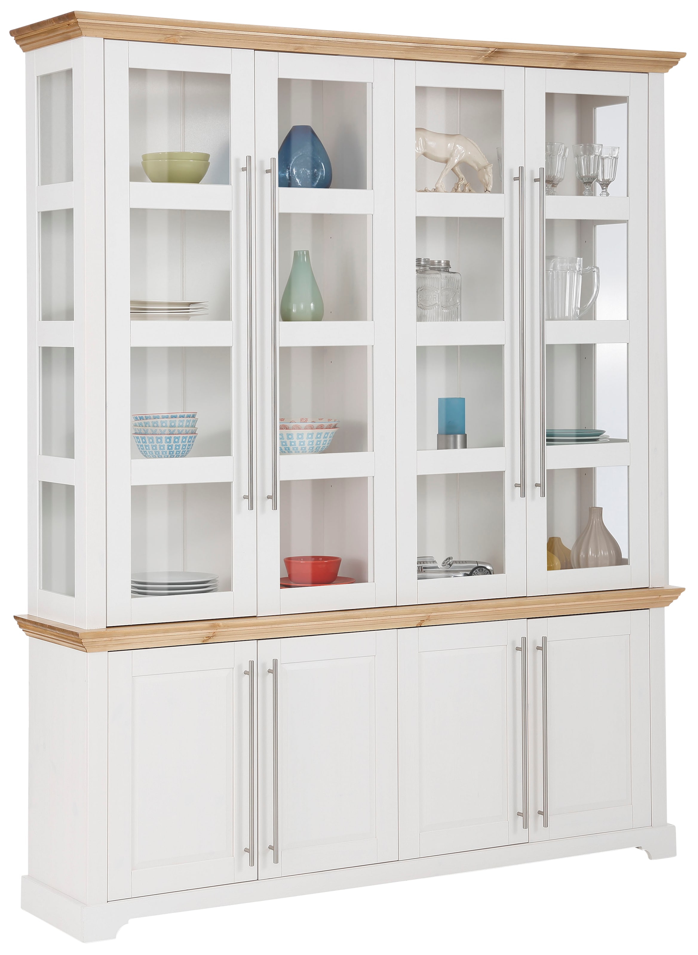 Home affaire Kommode »Meliss«, aus massiver Kiefer, FSC® zertifiziert, 4-türig, Breite 171 cm
