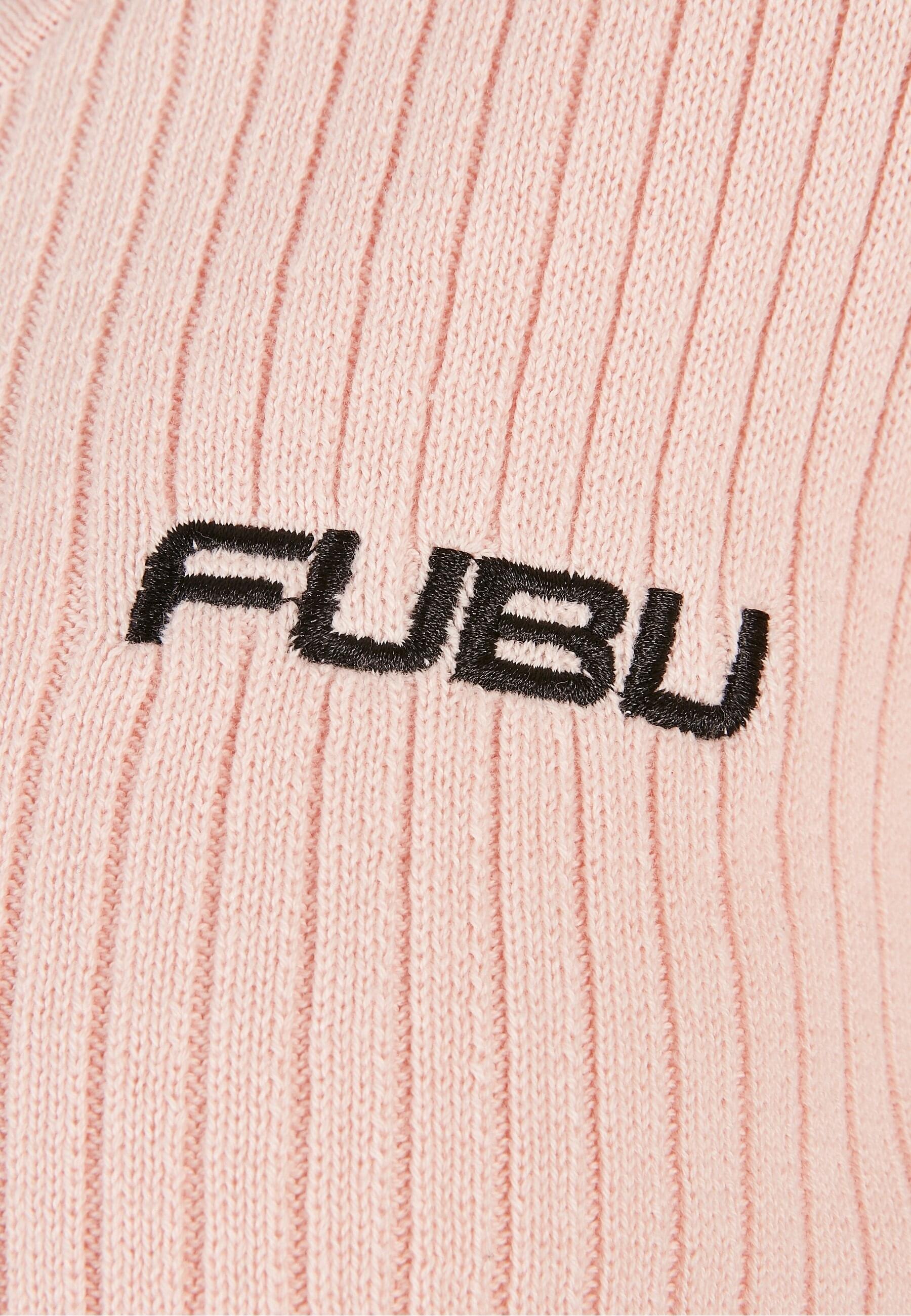 Fubu Outdoorjacke »Fubu Damen FW222-016-1, Corporate Rib Knit Bolero rose« 1 Stk. tlg. ohne Kapuze