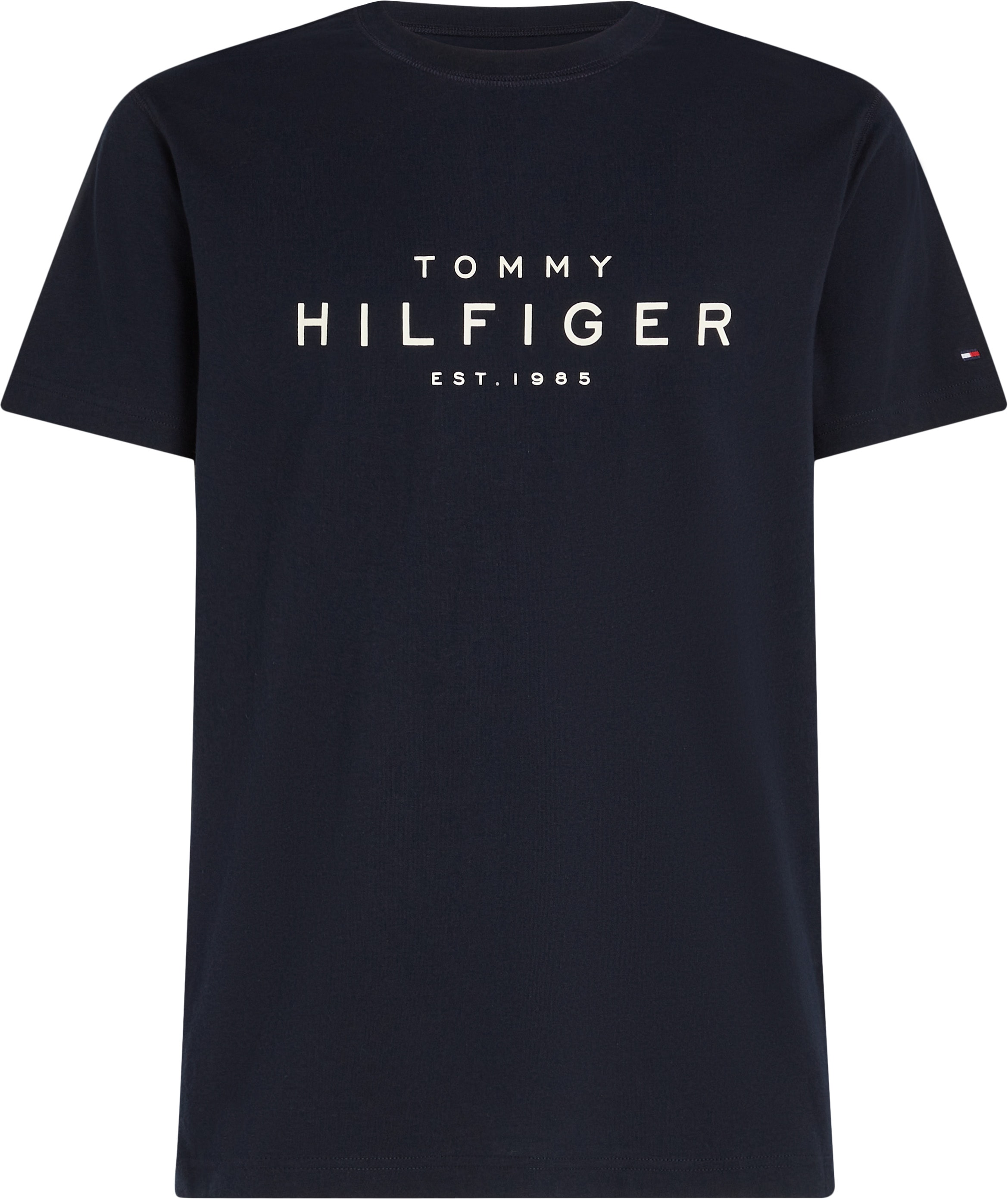 Tommy Hilfiger T-Shirt »BIG RWB HILFIGER TEE«, mit Logo