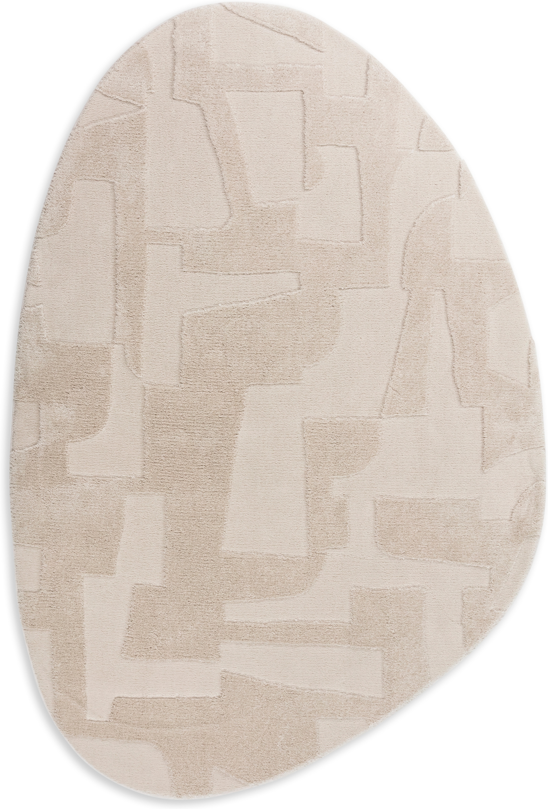 SCHÖNER WOHNEN-Kollektion Teppich "Blaze 252" organisch 28 mm Höhe Indoor, pflegeleicht, verschiedene Formen, Hoch Tief Struktur