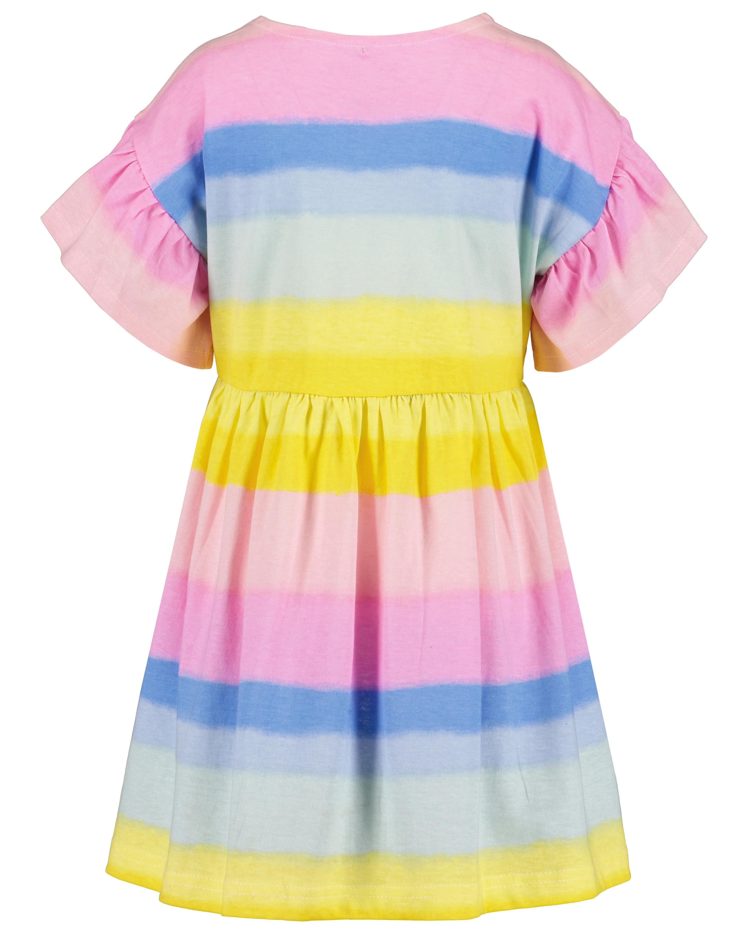 Blue Seven Sweatkleid 1 tlg. tlg. mit süßem Volants an den leicht überschnittenen Schultern