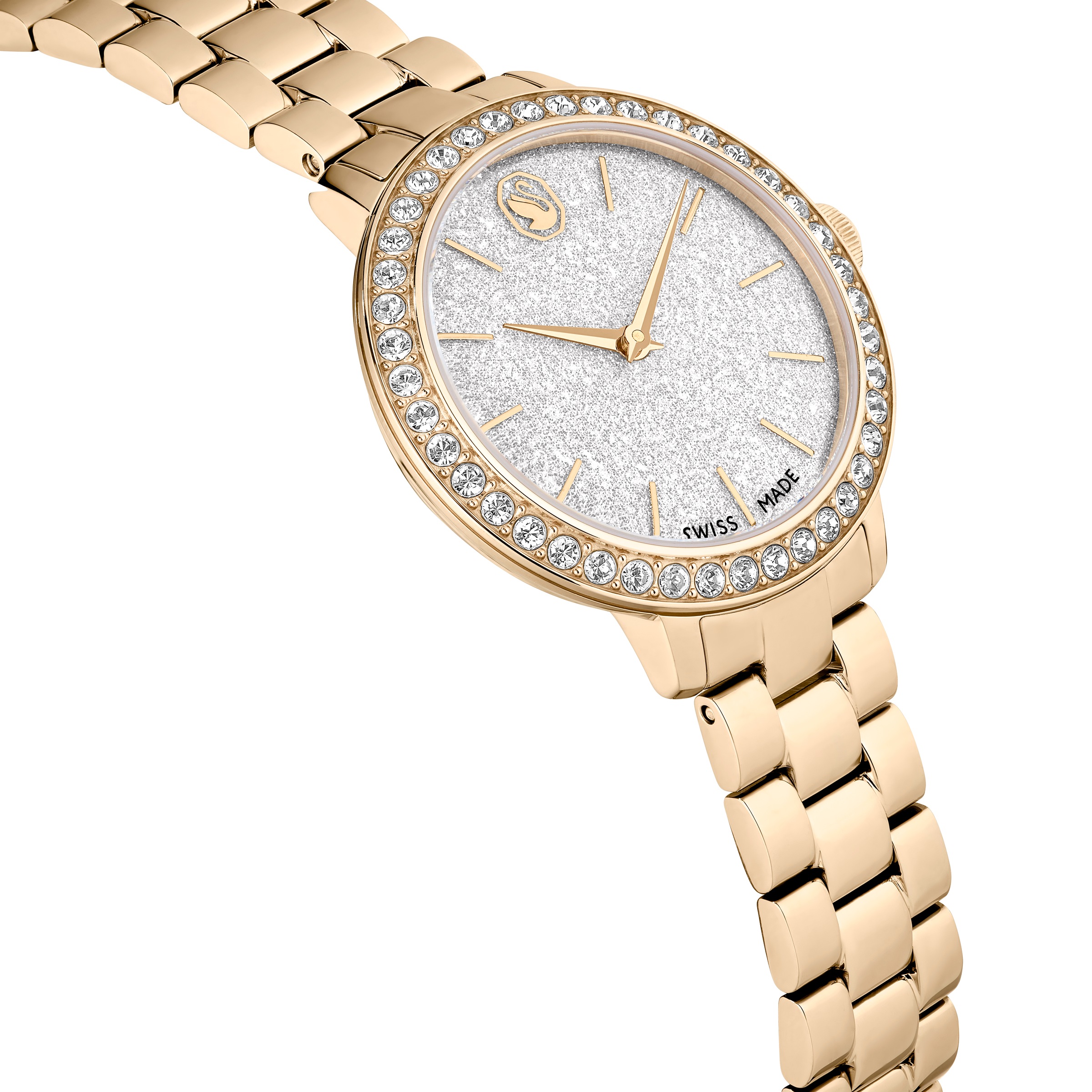 Swarovski Quarzuhr »MATRIX 3-LINK«, Armbanduhr, Damenuhr, Swiss Made, Edelstahlarmband, analog