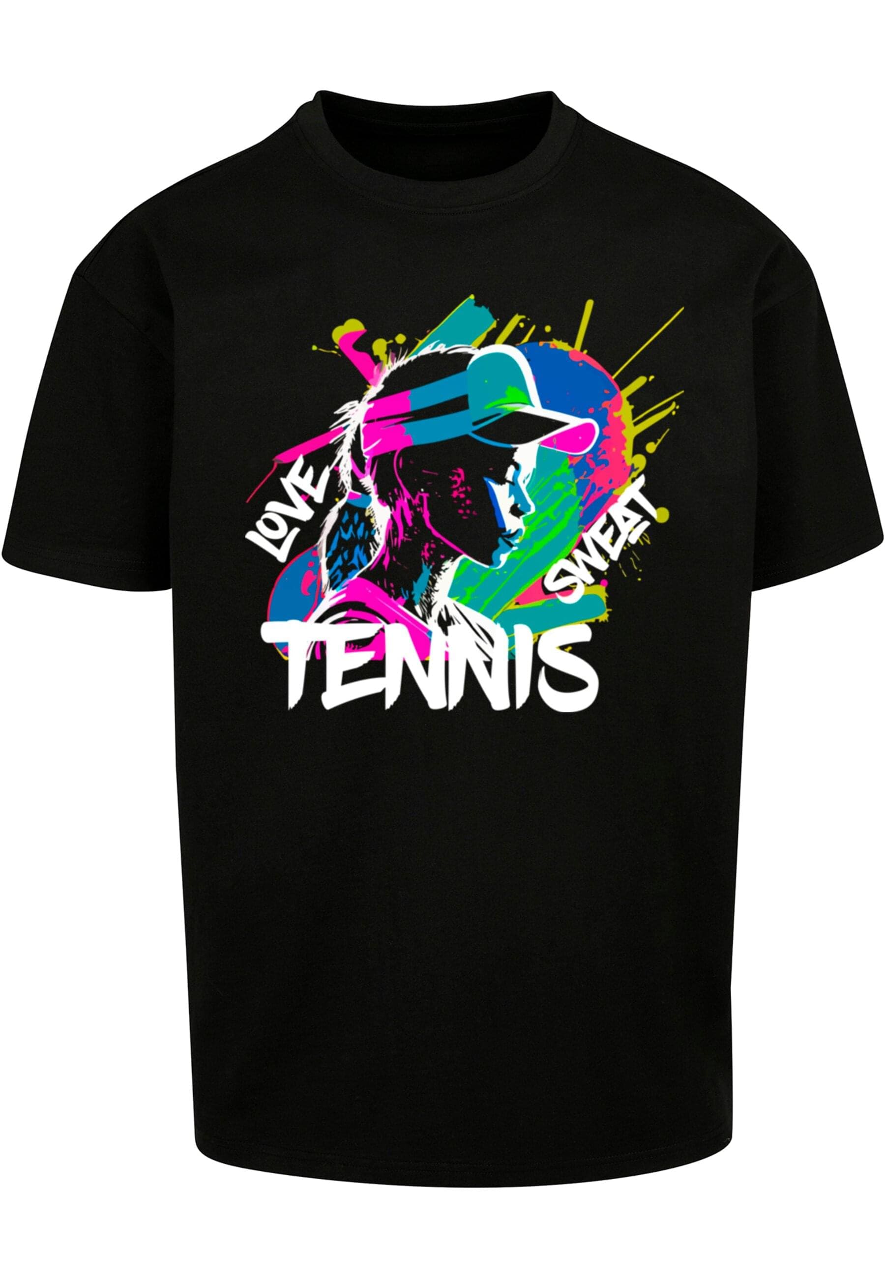 Merchcode T-Shirt "Merchcode Herren Tennis Love, Sweat - Heavy Oversize Tee günstig online kaufen