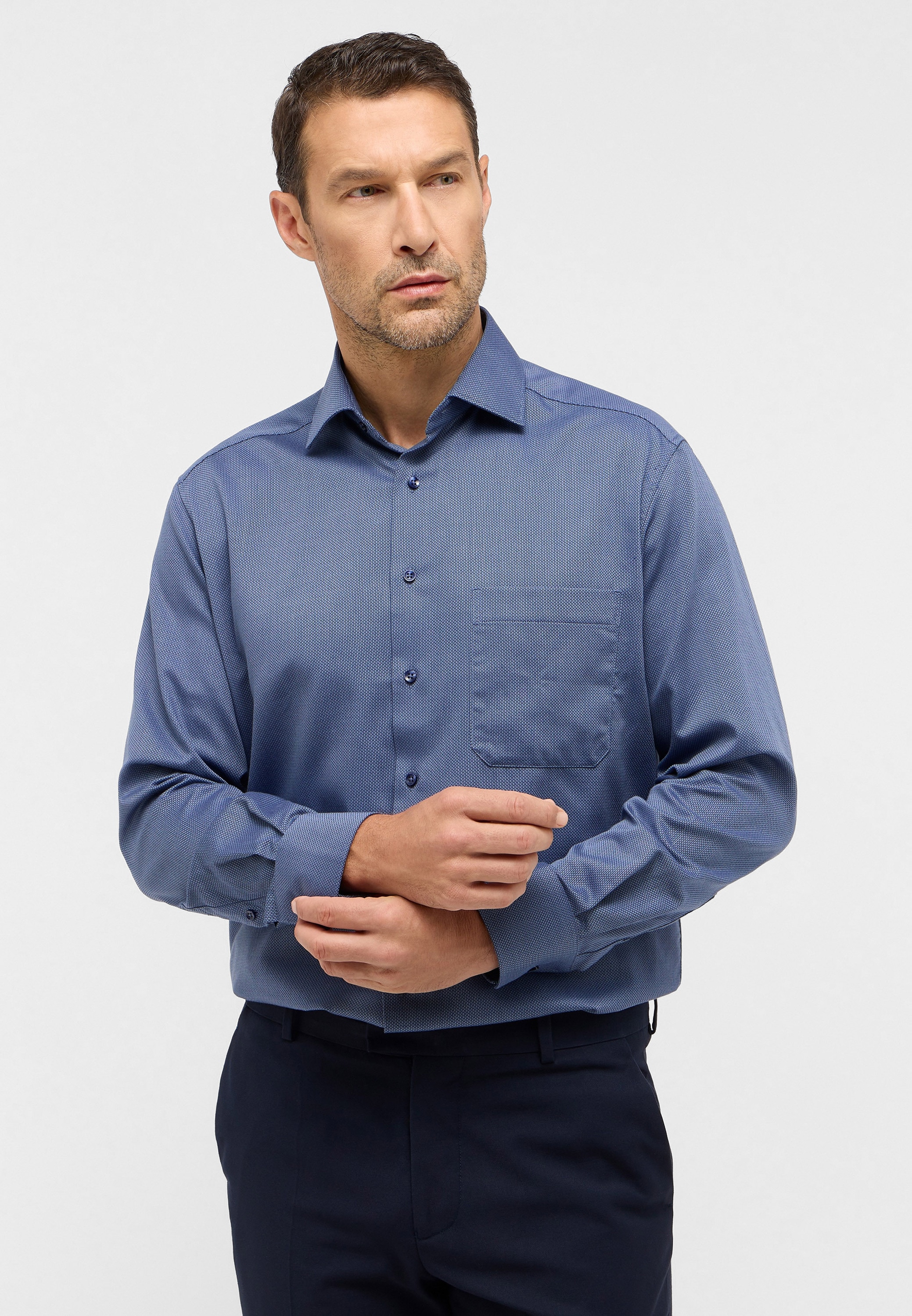 Eterna Langarmhemd "COMFORT FIT", NON IRON (bügelfrei) günstig online kaufen