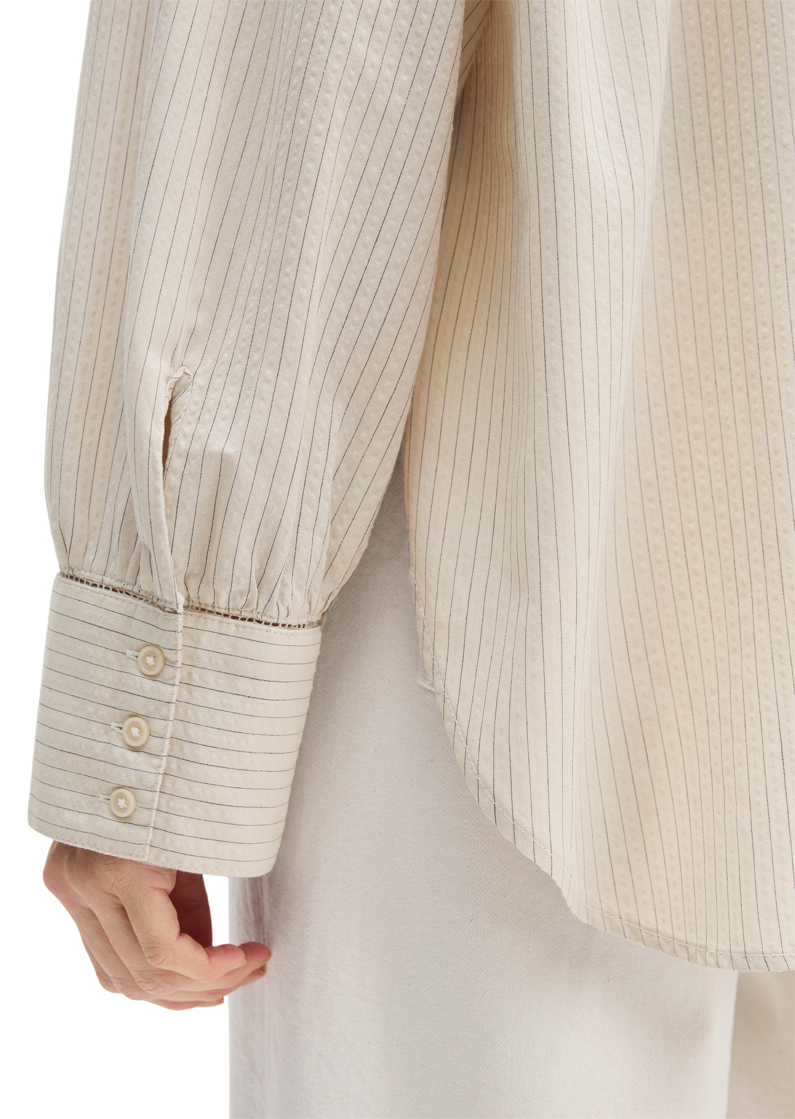 Marc O'Polo Langarmbluse »aus Organic-Cotton-Viskose-Mix«