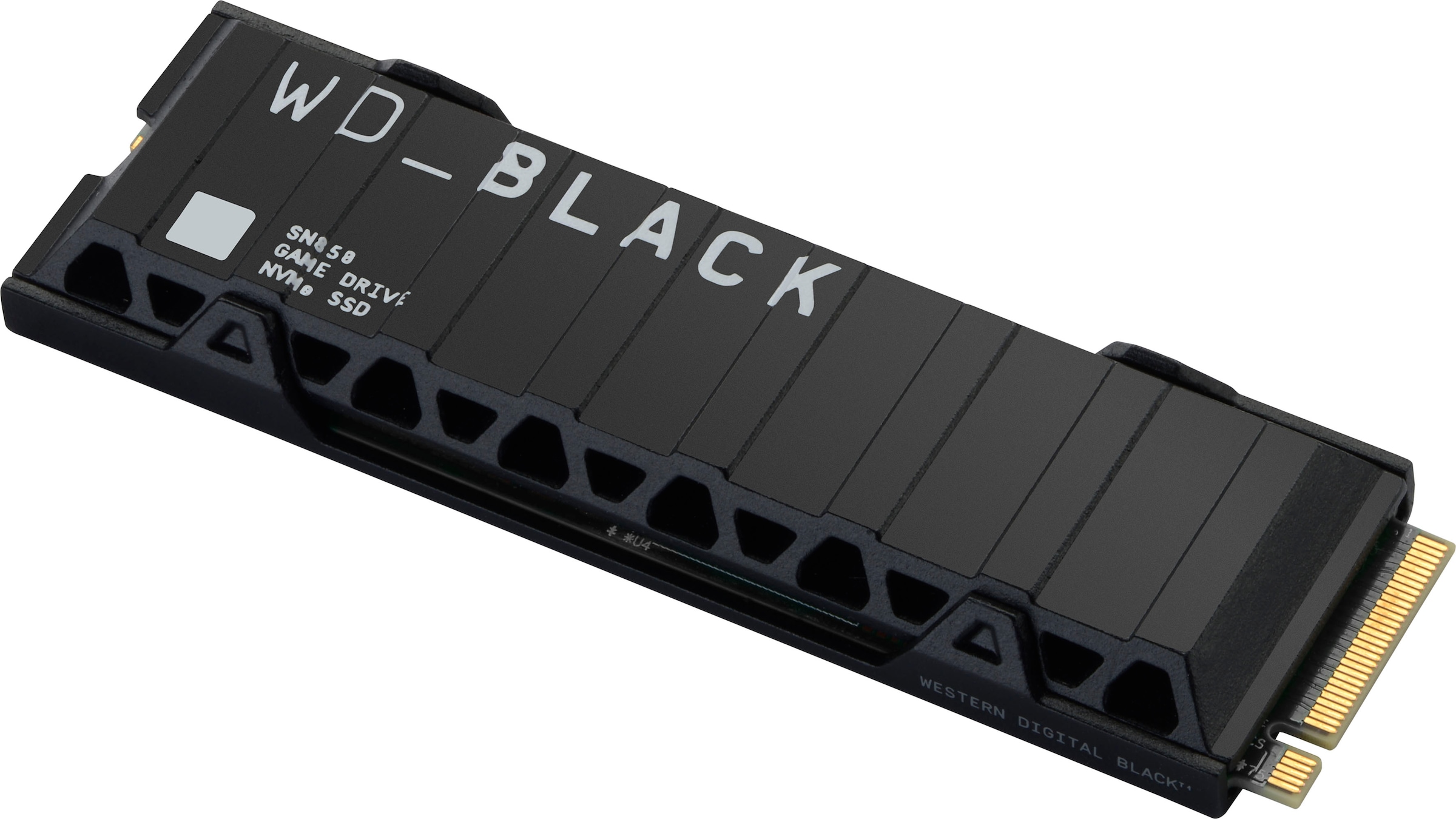 WD_Black interne SSD »SN850 Heatsink 2TB NVMe™«, Anschluss M.2 PCIe 4.0, Works with PlayStation™ 5, PCIe® Gen4 x4