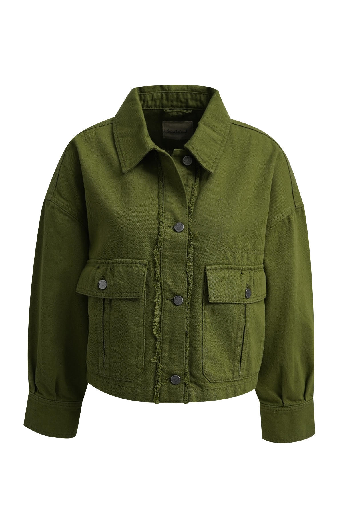 Smith & Soul Kurzjacke ohne Kapuze mit Klappentaschen