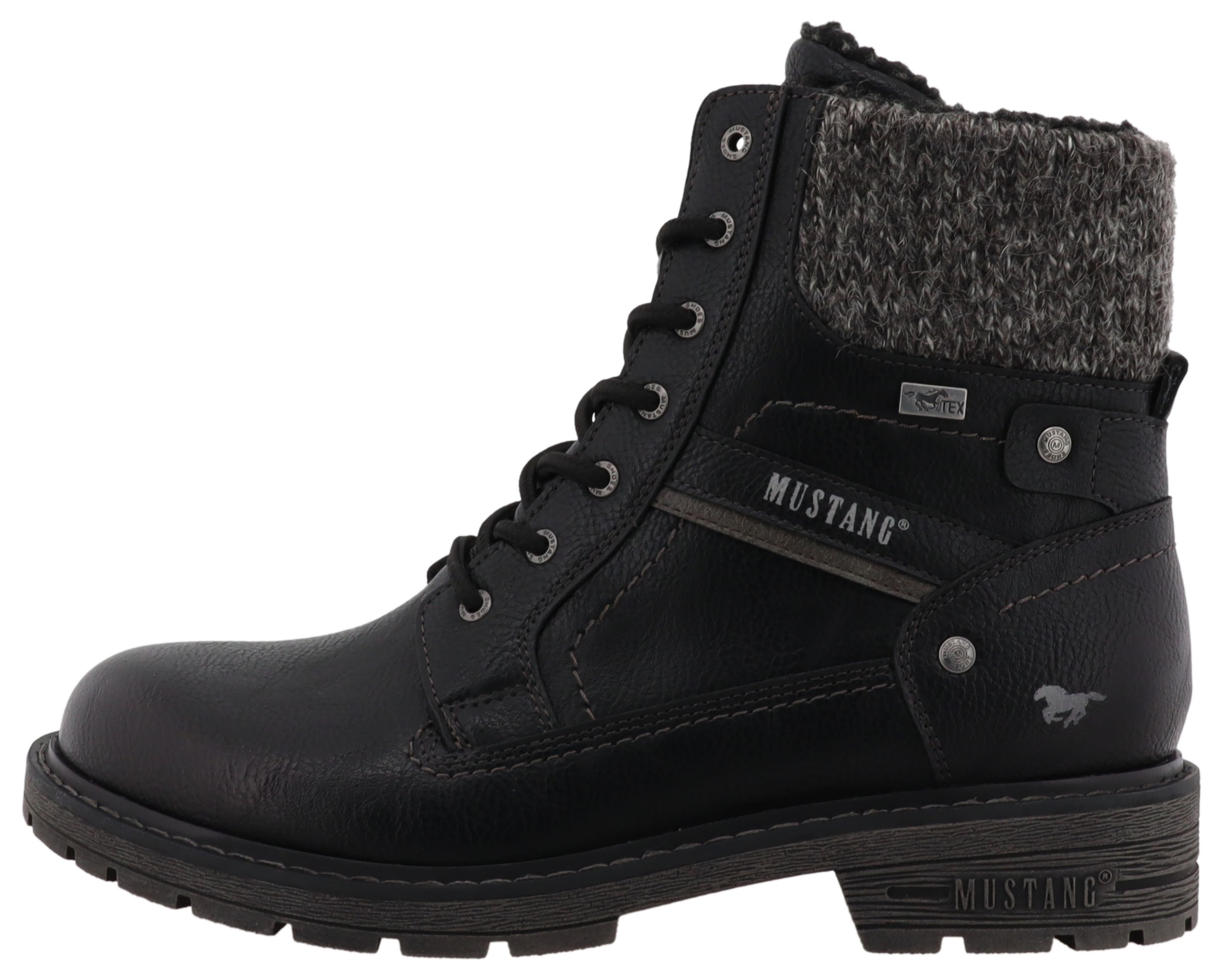 Mustang Shoes Winterstiefelette »Bienke«, Winterboots mit TEX-Membrane