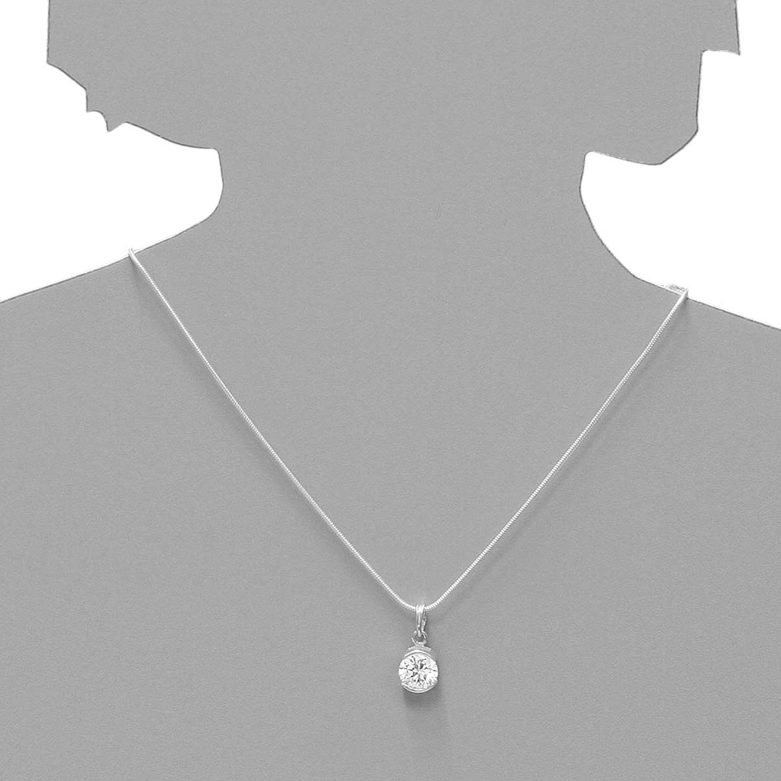 OSTSEE-SCHMUCK Kette mit Anhänger »- Fronika 10 mm - Silber 925/000 - Zirkonia«