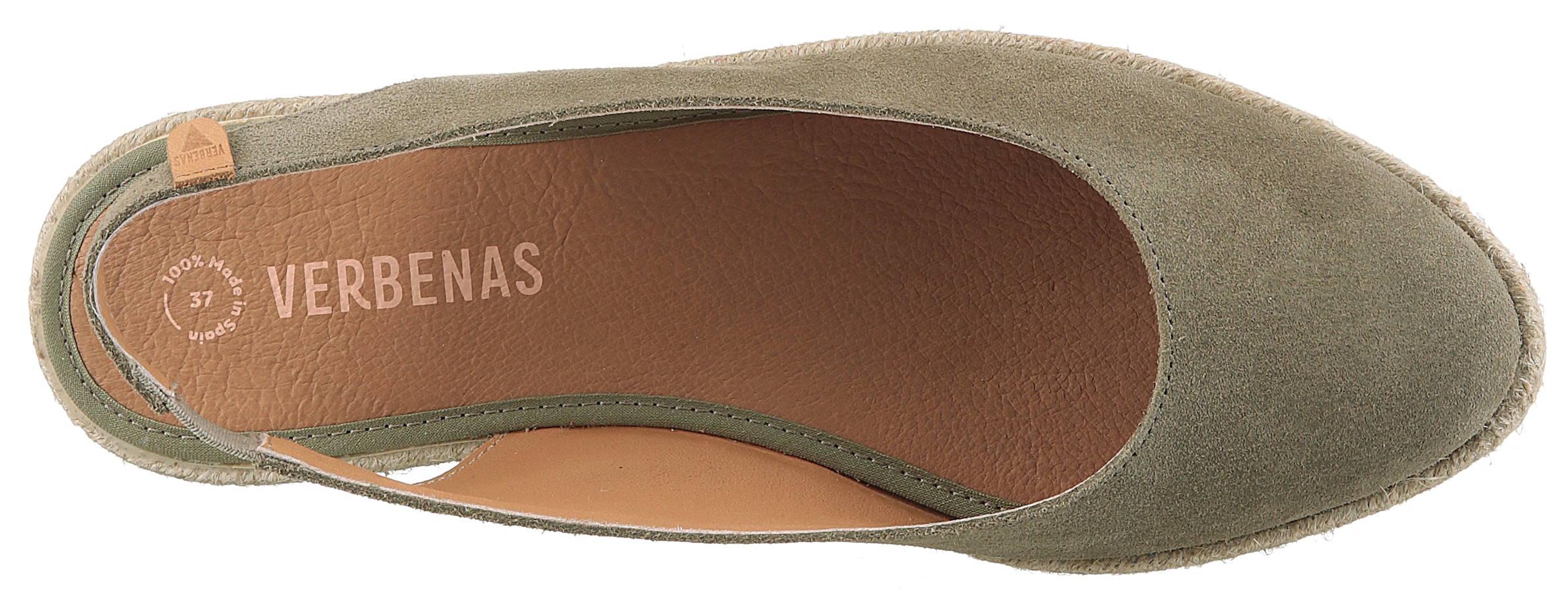 VERBENAS Slingsandale »Kiara Serraje«, Sommerschuh, Sling, Urlaubschuh mit Juterahmen
