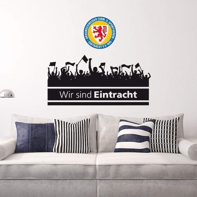 Wall-Art Wandtattoo »Eintracht Braunschweig Fans Logo«, (1 St.) kaufen |  BAUR