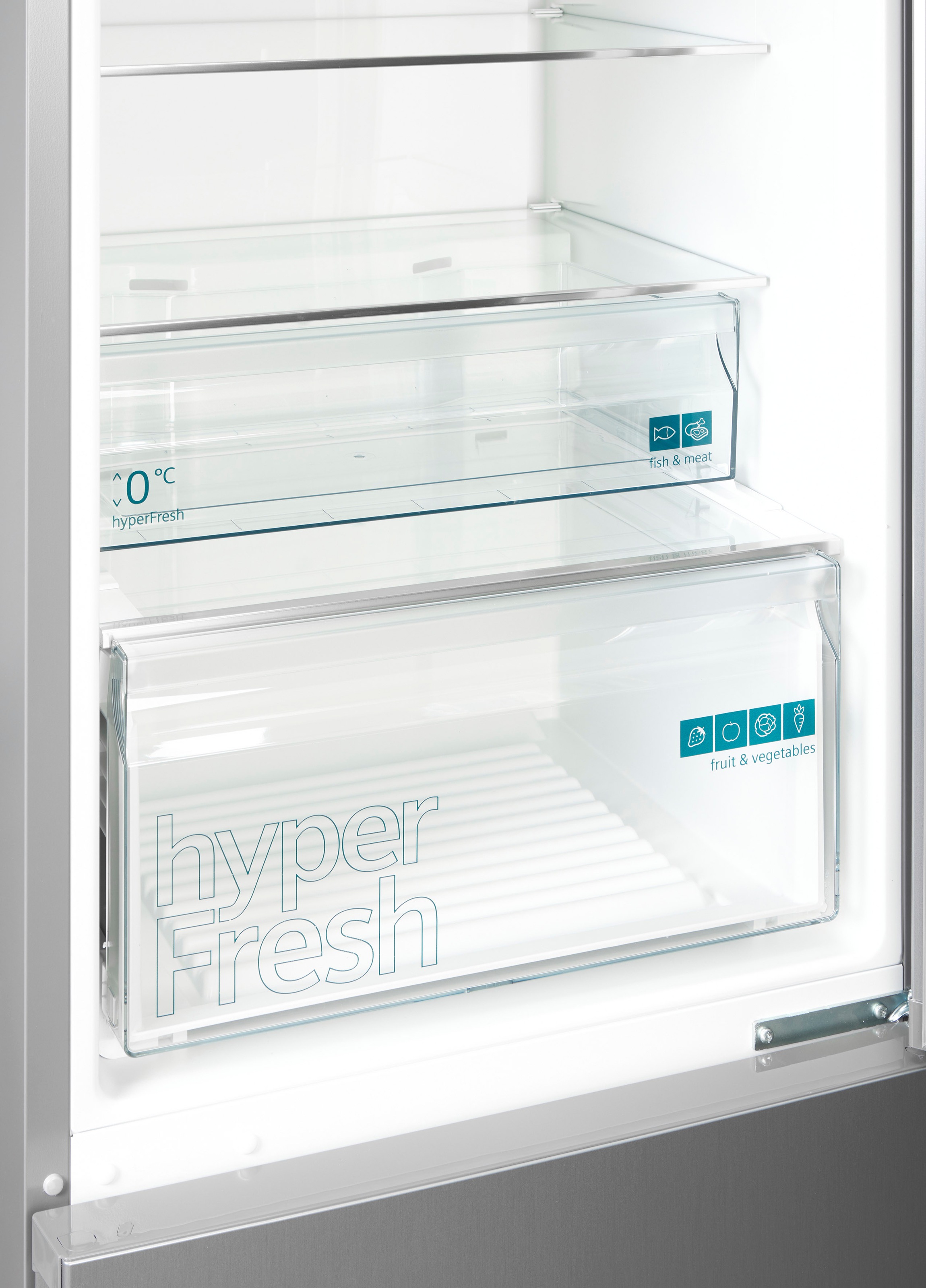 SIEMENS Kühl-/Gefrierkombination iQ300 »KG39N2LAF«, noFrost, hyperFresh 0°C Schublade
