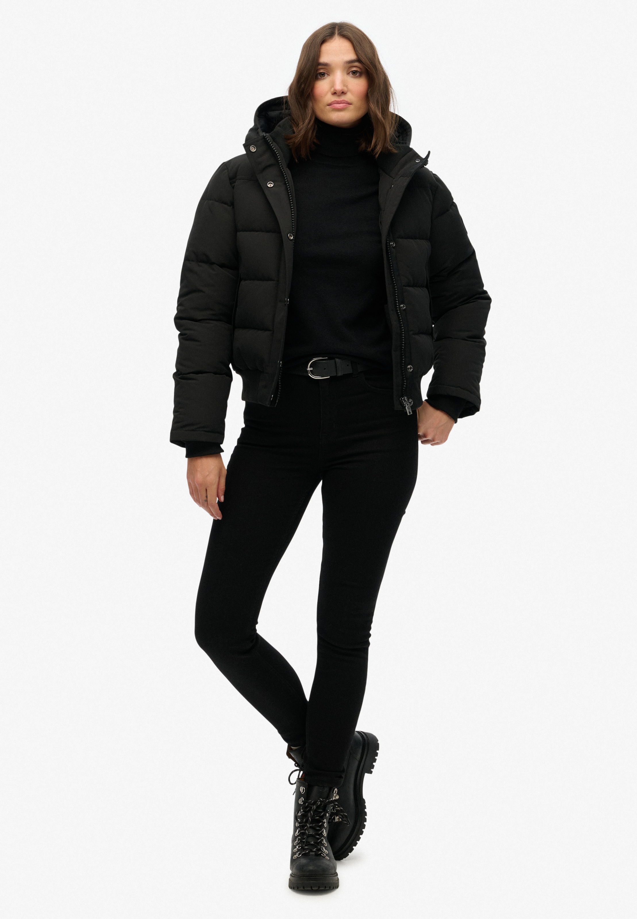 Superdry Steppjacke »EVEREST BOMBER JACKET«, mit Kapuze