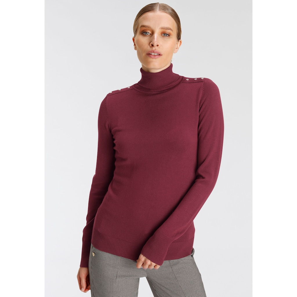 DELMAO Rollkragenpullover