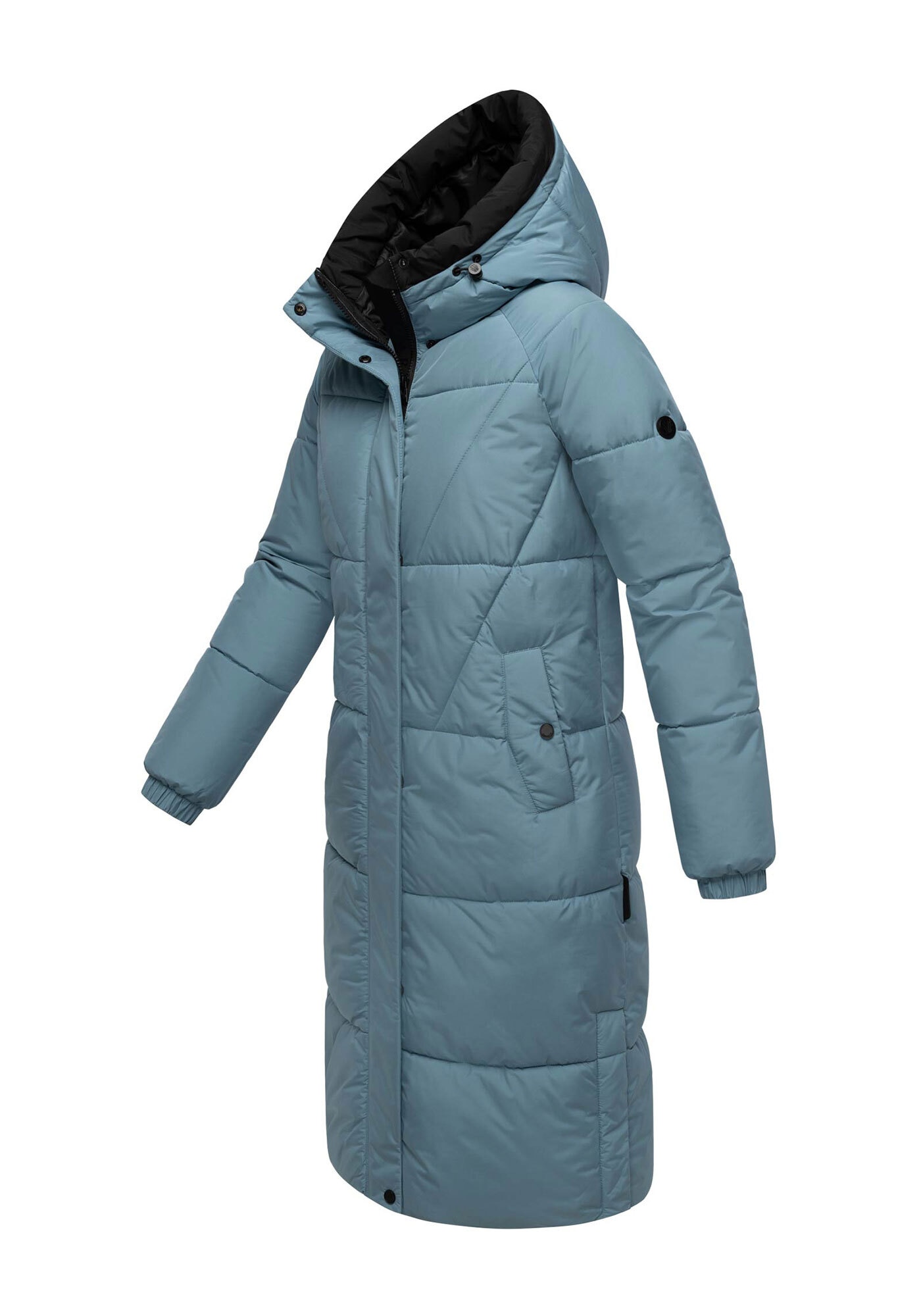 Marikoo Winterjacke »Yaskaa«, Bewegungsschlitze mit Druckknopfverschluss