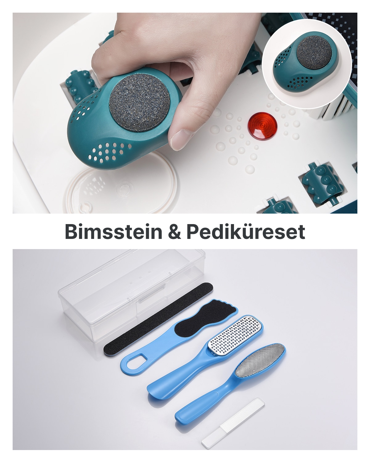 Renpho Fußmassagegerät »Fußbad mit Massagefunktion« Verwöhnende Thermalentspannung für die Füße