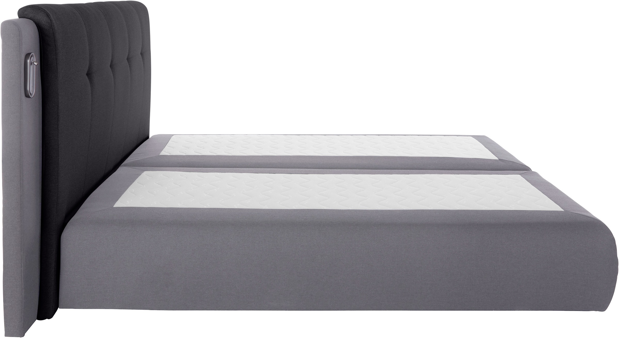 COLLECTION AB Boxspringbett »Borna«, inklusive Bettkasten, LED-Beleuchtung und Topper