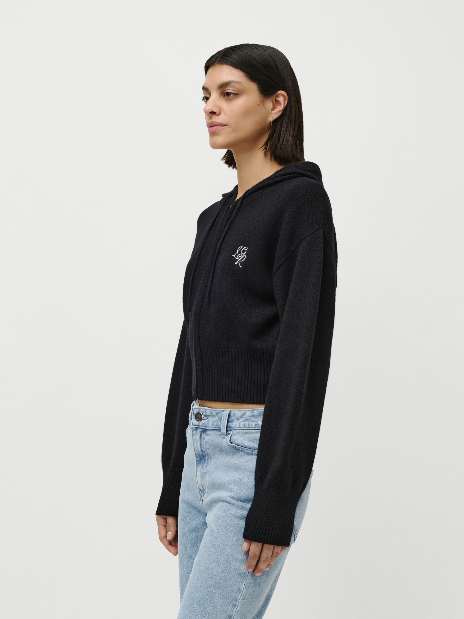 LeGer Kapuzenstrickjacke »Cornelia, LeGer by Lena Gercke«, Regular fit mit Kapuze