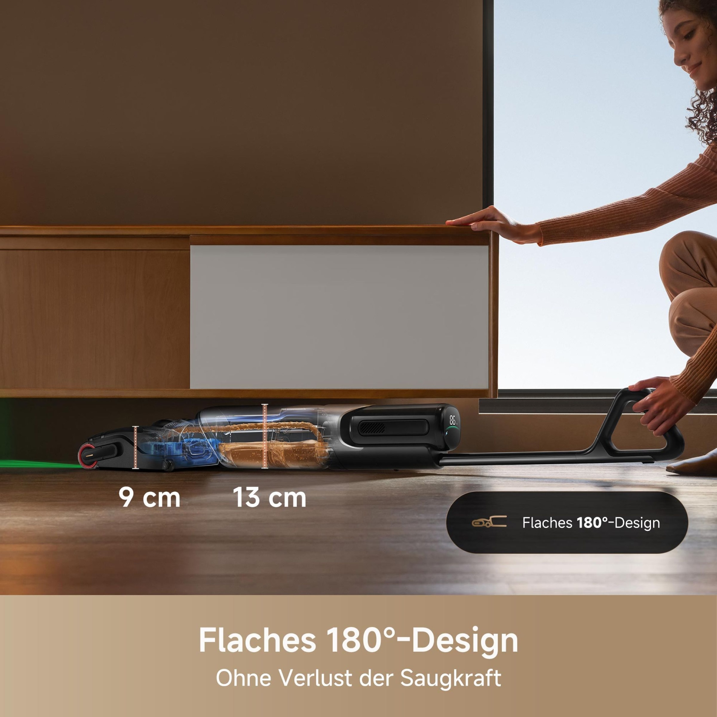 Mova Nass-Trocken-Sauger »X4 Plus«, KI-Reinigung, 180°-Design, selbstreinigende Bürste, 20.000Pa Saugkraft
