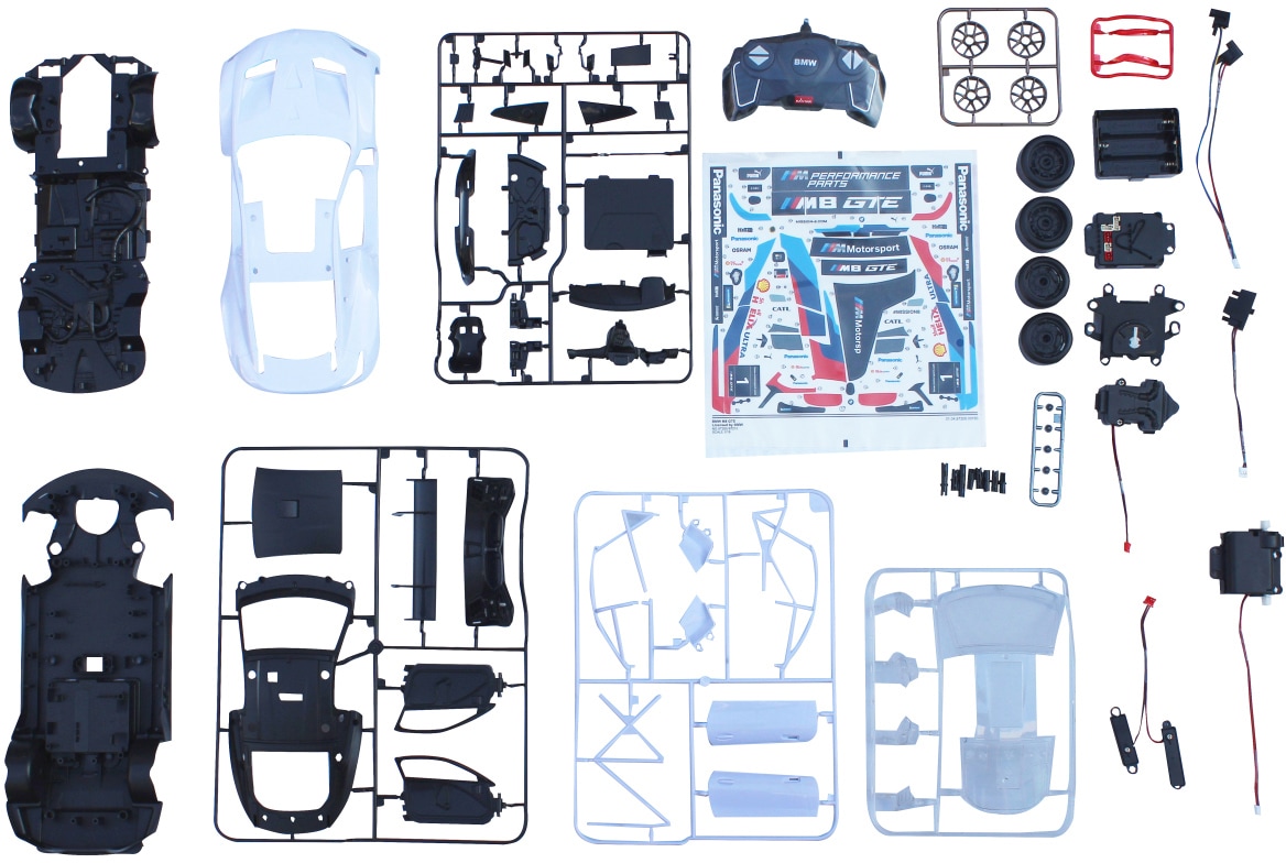 Jamara RC-Auto »BMW M8 GTE, weiß«, Bausatz