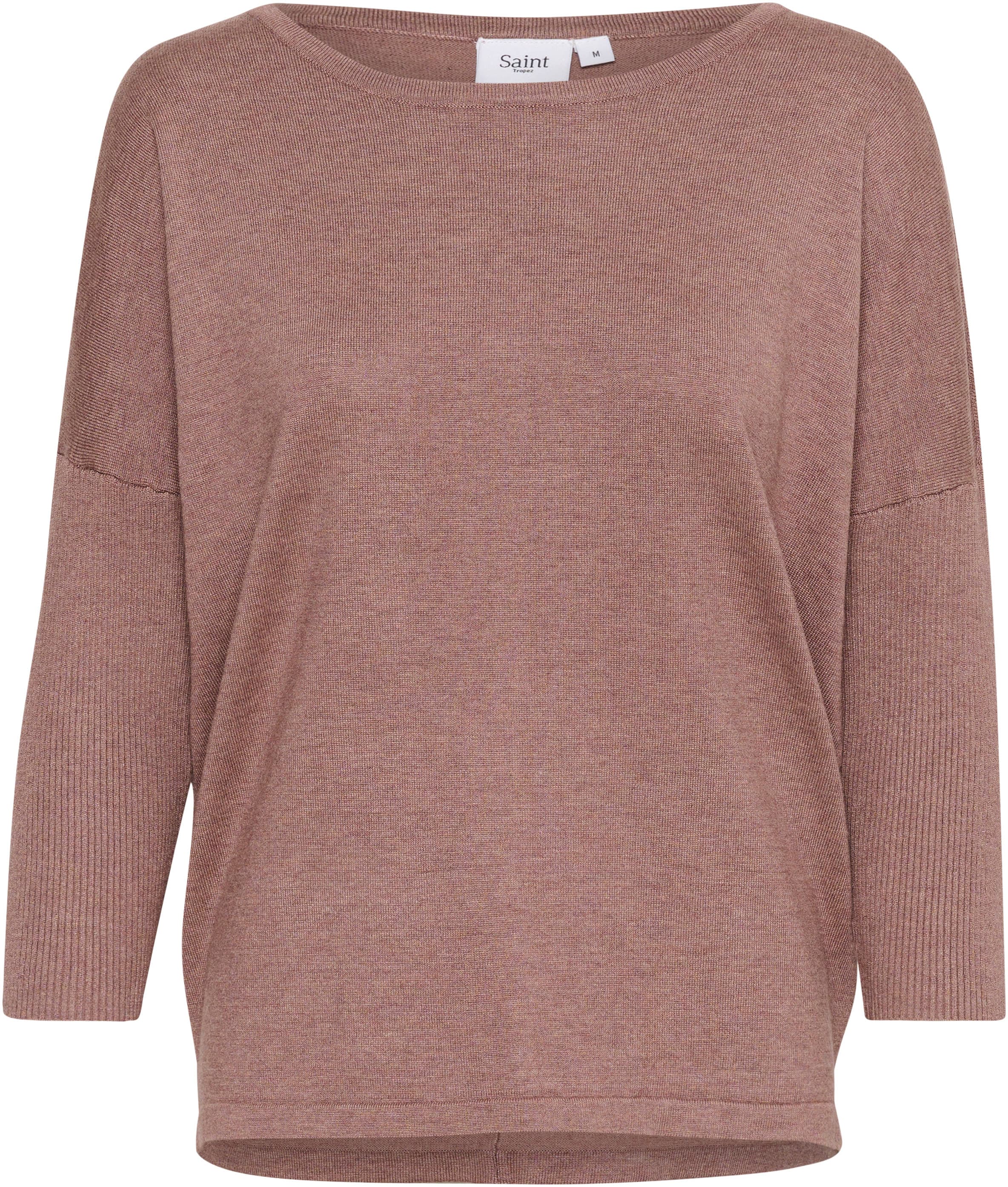 Saint Tropez Rundhalspullover "A2561, MilaSZ R-Neck" Viskose Feinstrick günstig online kaufen