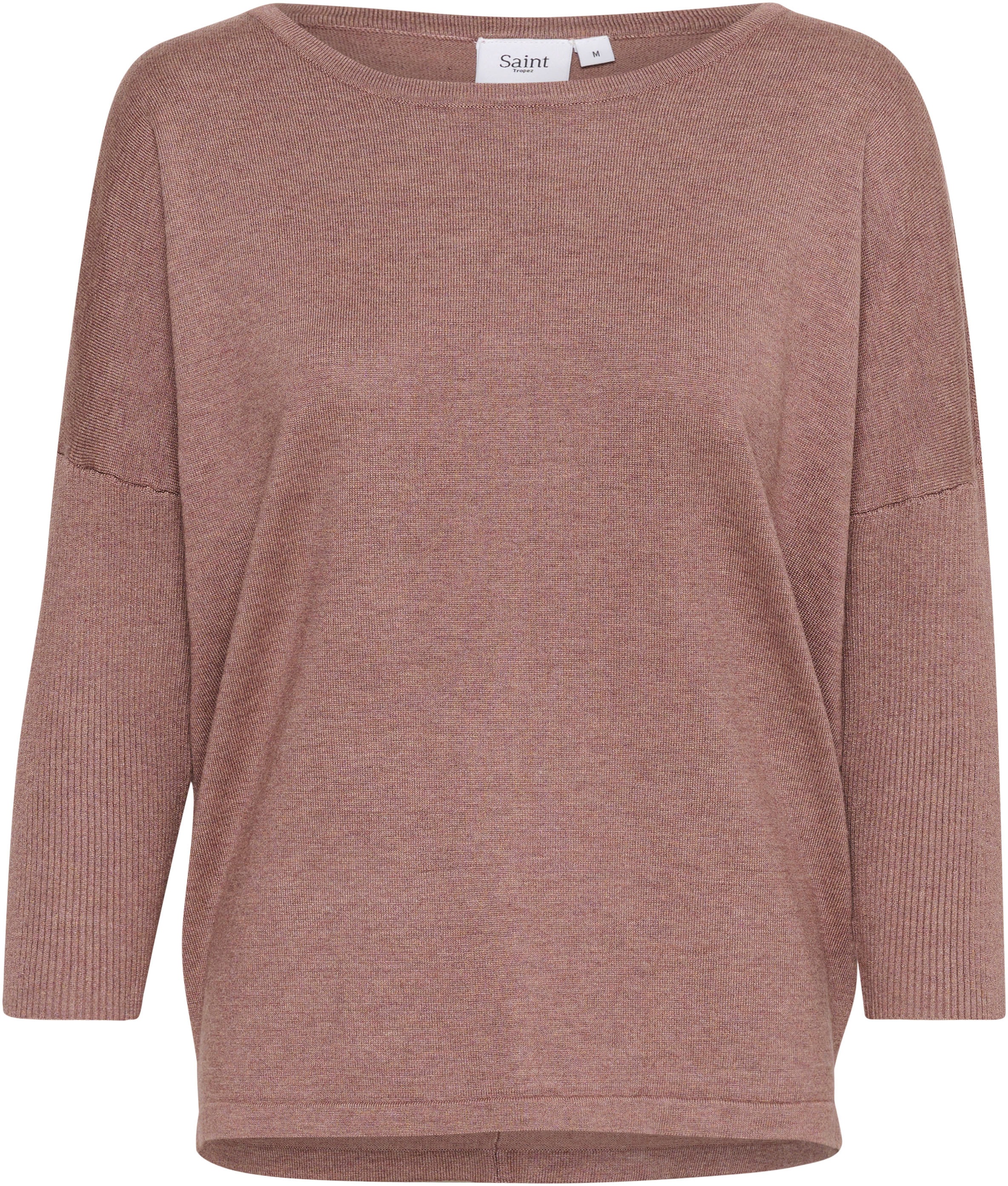 Saint Tropez Rundhalspullover "A2561, MilaSZ R-Neck" Viskosemischung, Casua günstig online kaufen