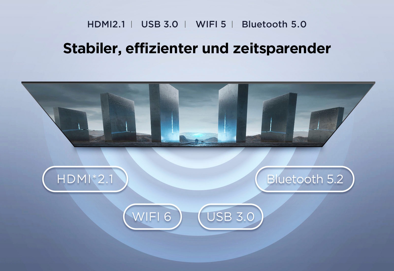 TCL LED-Fernseher »58V6BX1«, 4K Ultra HD, Google TV-Smart-TV
