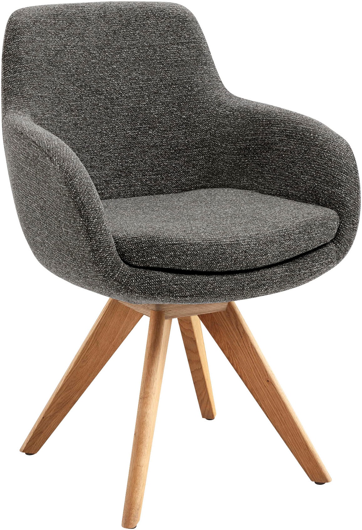 Musterring Esszimmerstuhl "Tavia", (Set), 2 St., Chenille, Stativgestell Ei günstig online kaufen
