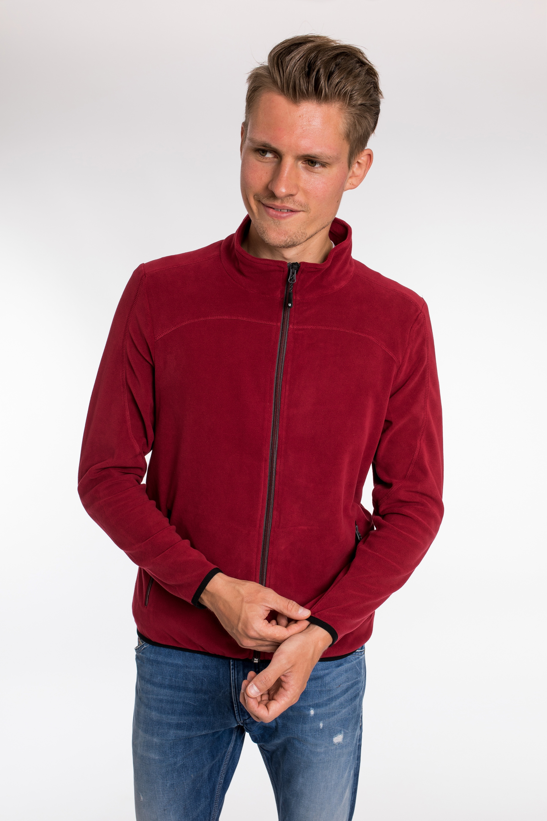 Fleecejacke »KIRKVALE MEN«, weiche Fleecejacke in traditioneller Optik