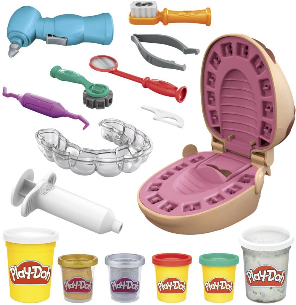 Hasbro Knetform-Set »Play-Doh Zahnarzt Dr. Wackelzahn«