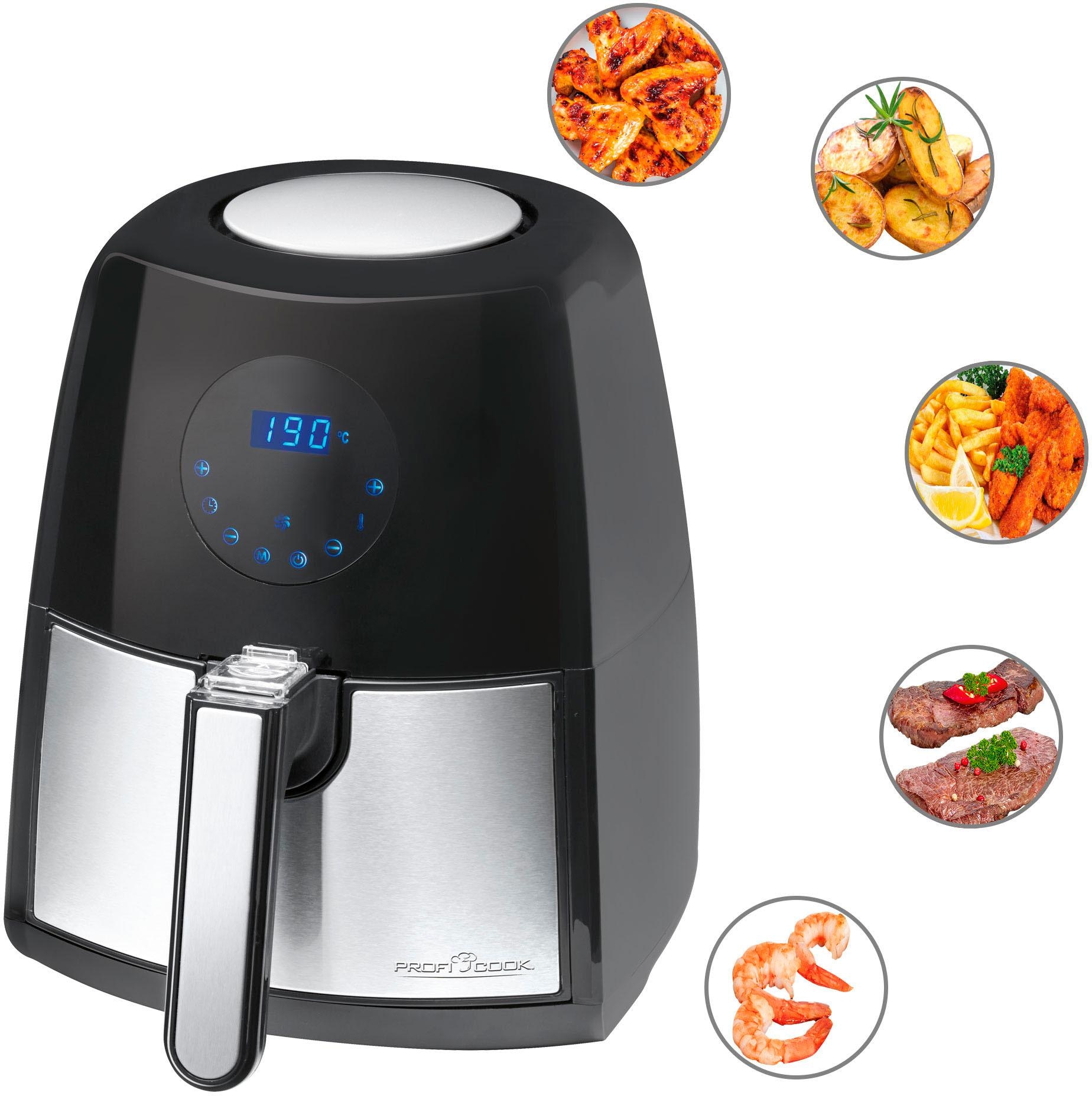 ProfiCook Heißluftfritteuse »PC-FR 1147 H«, 1500 W, Fassungsvermögen 0,5 kg