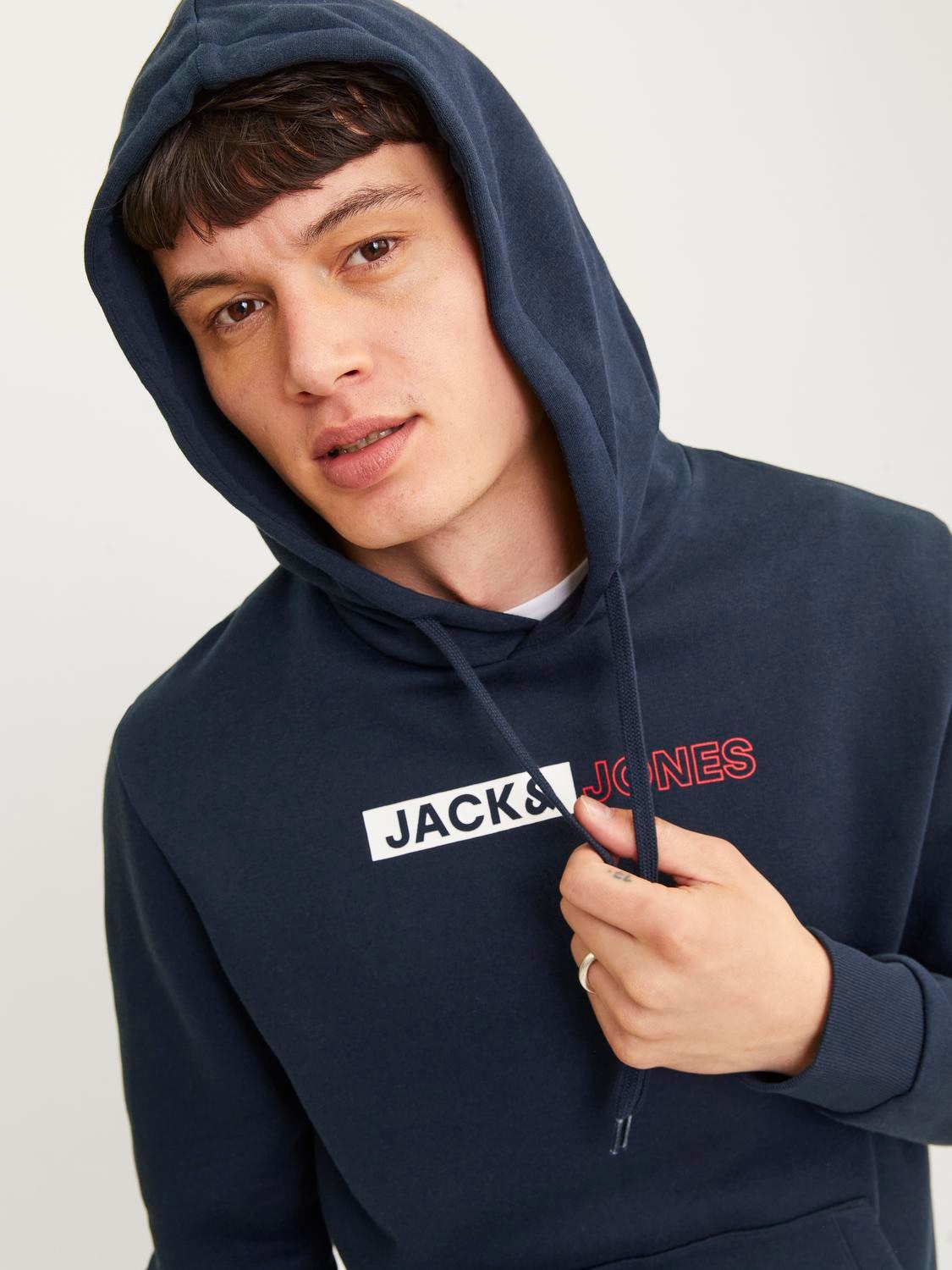 Jack & Jones Kapuzensweatshirt »JJECORP LOGO SWEAT HOOD PLAY NOOS«
