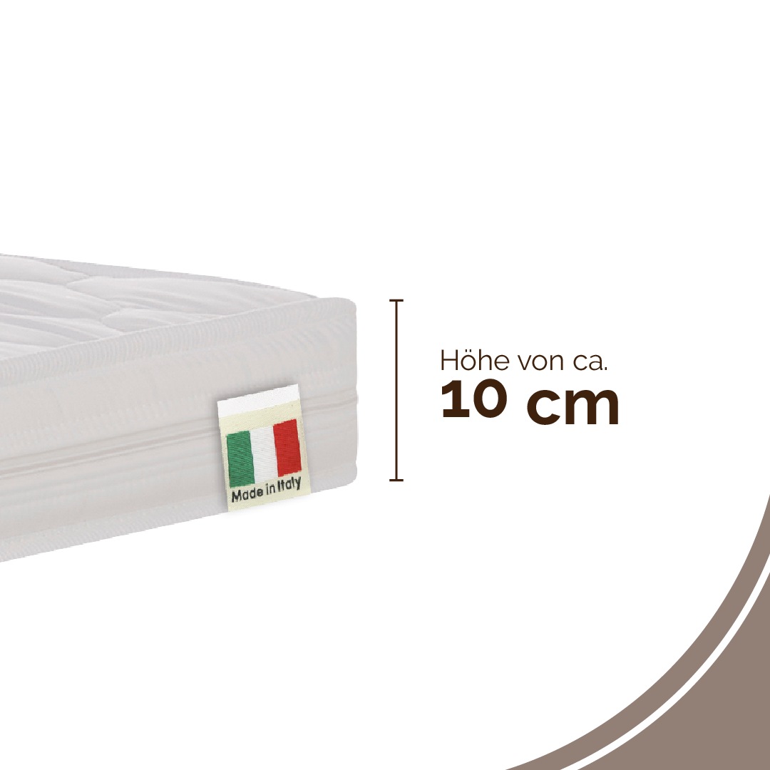 DI QUATTRO Komfortschaummatratze "Matratze Caravan" 10 cm hoch Raumgewicht: 28 kg/m³ 1 Stk. tlg. Matratze in verschiedenen Größen erhältlich, atmungsaktive Matratze