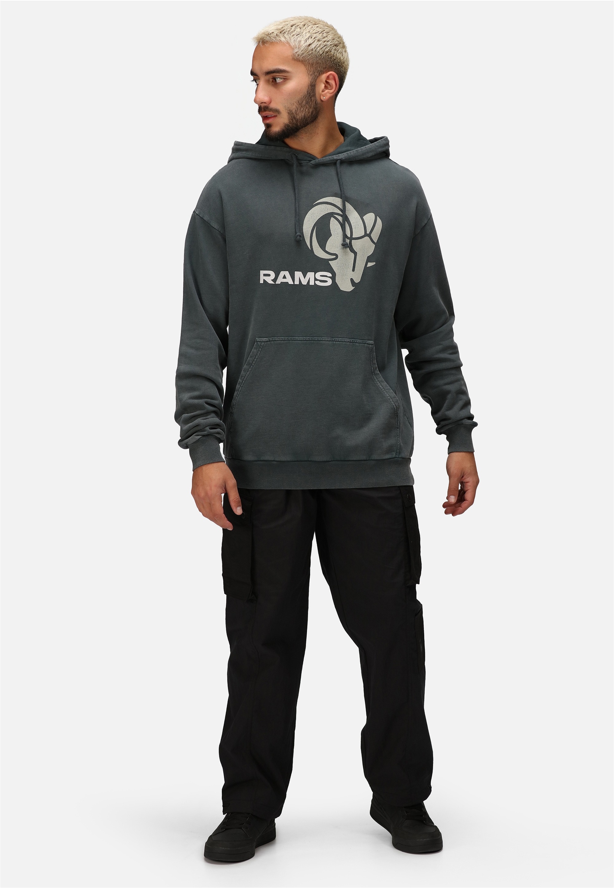 Recovered Kapuzensweatshirt "NFL RAMS MONOCHROME HOODED", 1 Stk. für alle L günstig online kaufen