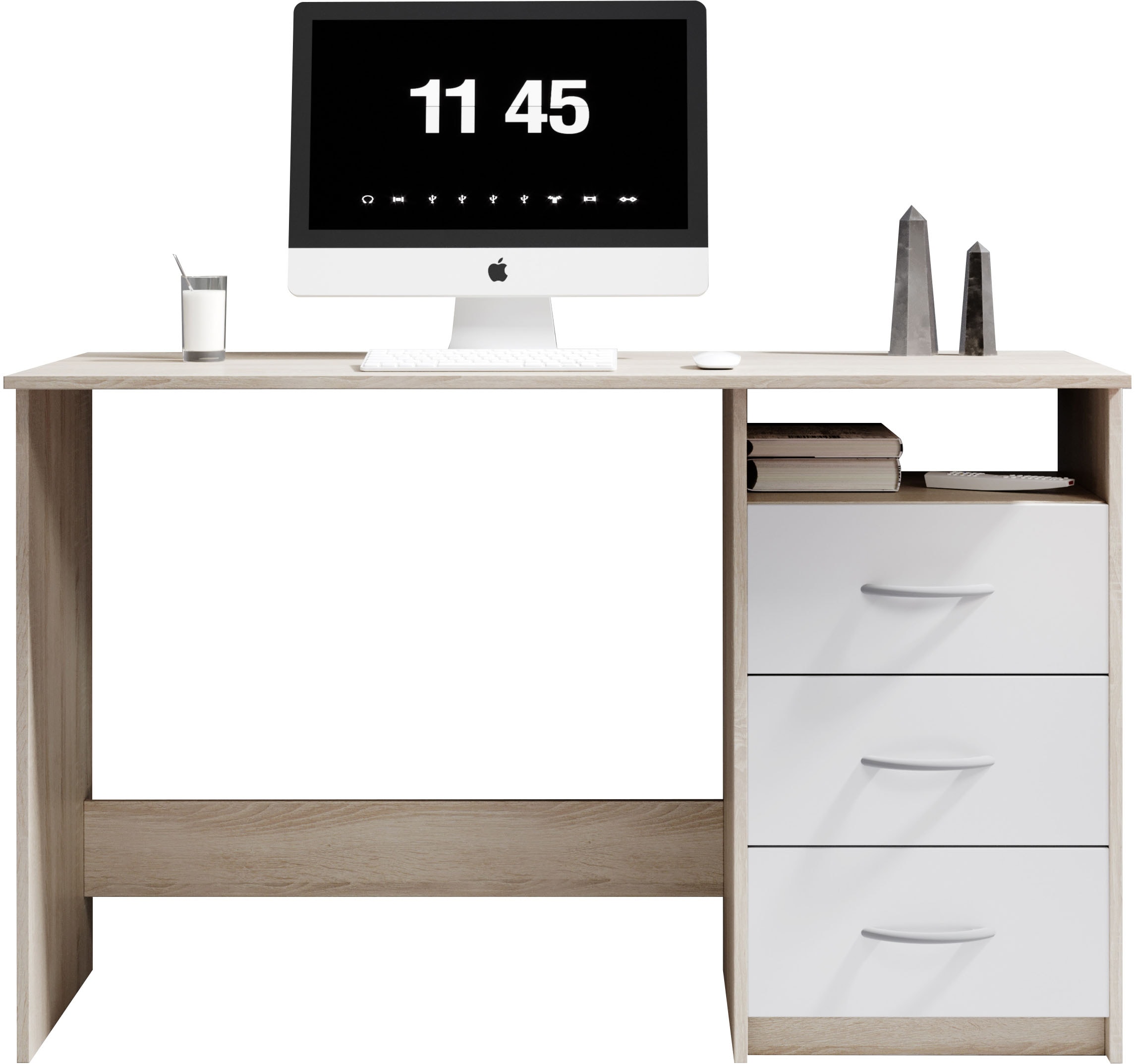 BEGA OFFICE Schreibtisch "Adria, Computertisch,", Schubkästen rechts oder l günstig online kaufen
