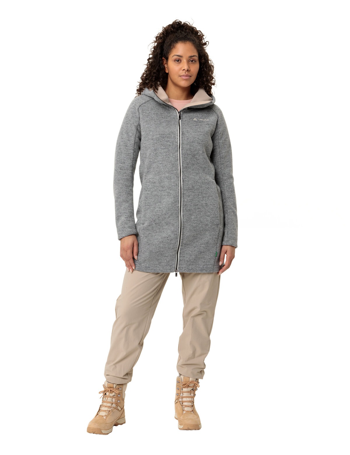 VAUDE Outdoorjacke »WOMEN'S TINSHAN COAT III«, (1 St.), mit Kapuze