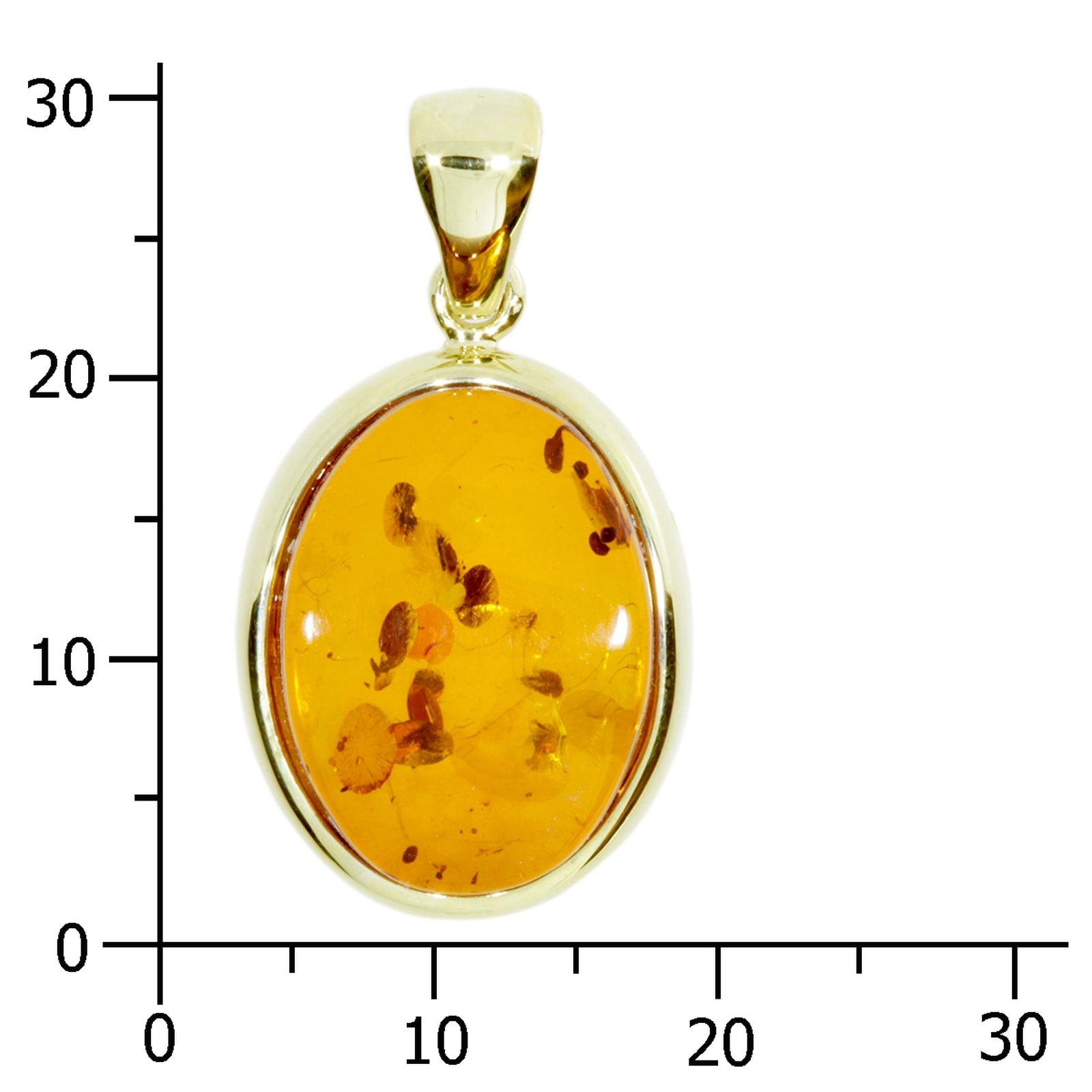 OSTSEE-SCHMUCK Kettenanhänger »Ostsee-Schmuck Anhänger Classic 18x13 mm«, (1 tlg.)