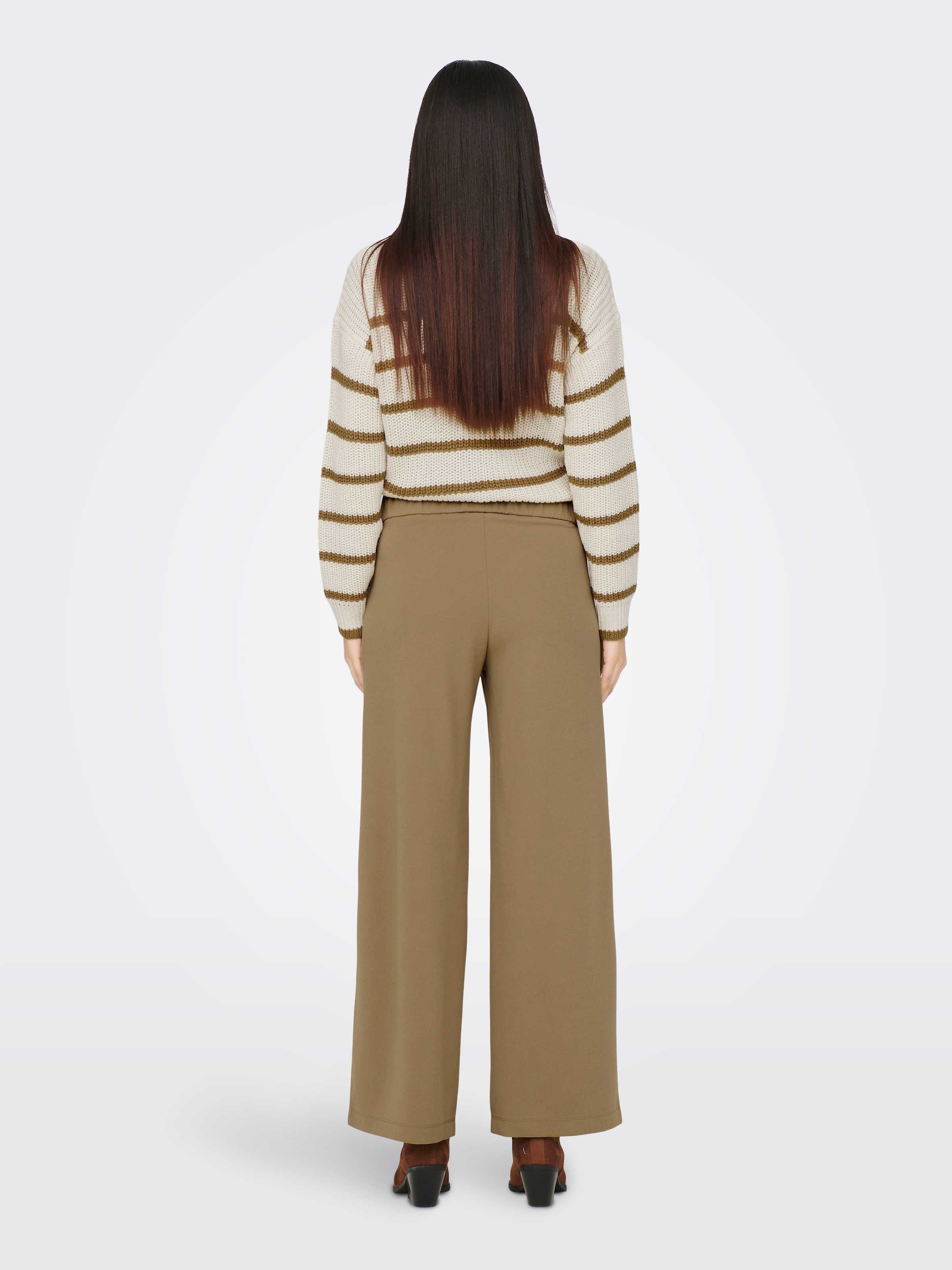 JDY Jerseyhose »JDYGEGGO NEW LONG PANT JRS NOOS«, mit dekorativem Riegel vorne am Bund