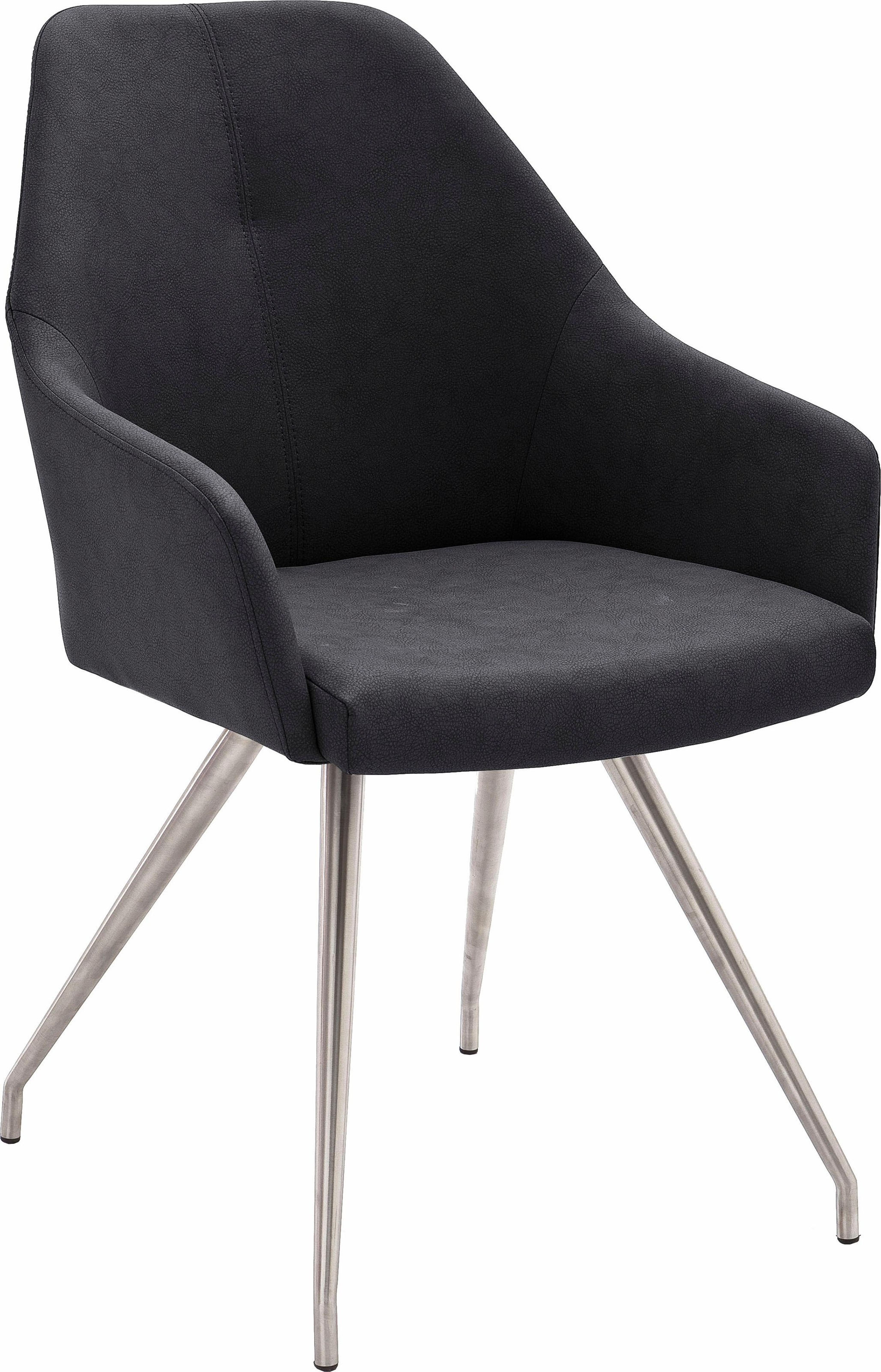 MCA furniture 4-Fußstuhl "Madita A-Oval" (Set) 2 Stk. Kunstleder Stuhl bela günstig online kaufen