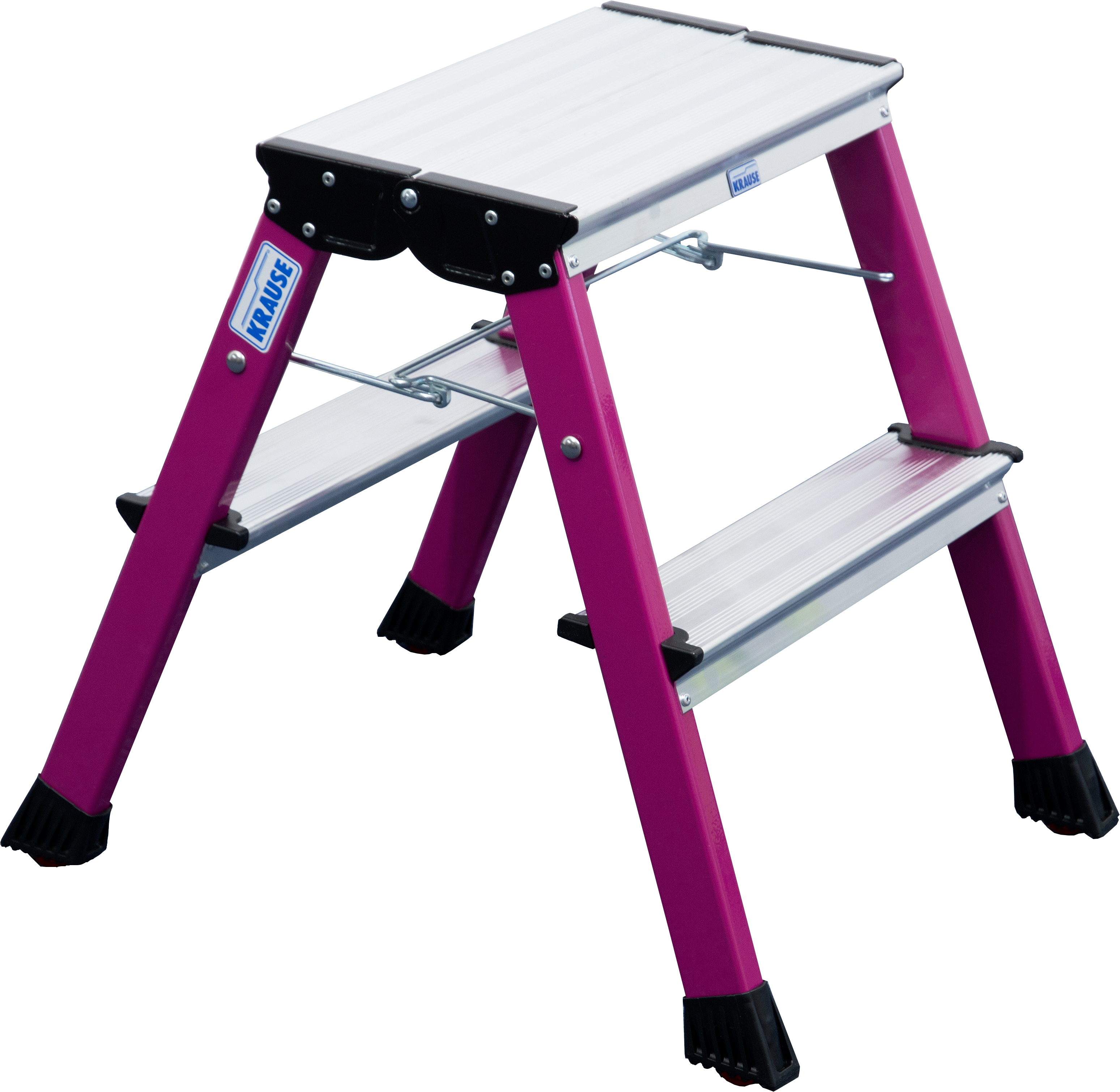 KRAUSE Klapptritt "Rolly" 2 x 2 Stufen