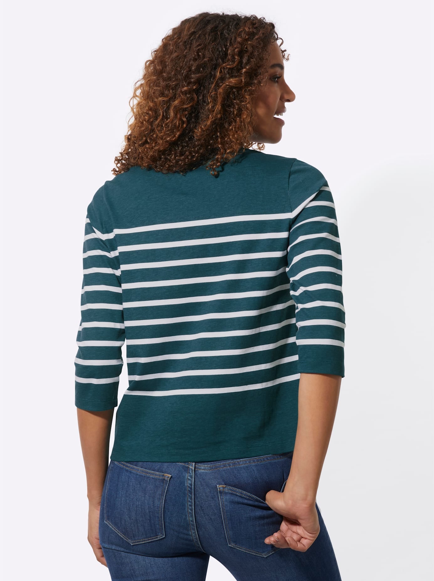 Casual Looks 3/4-Arm-Shirt »Ringelshirt«, (1 tlg.)