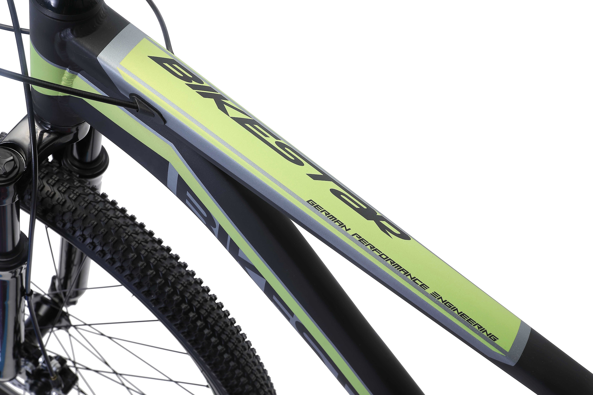 Bikestar Mountainbike, 21 Gang, Shimano, RD-TY300 Schaltwerk, Kettenschaltung, für Damen und Herren, Kettenschaltung
